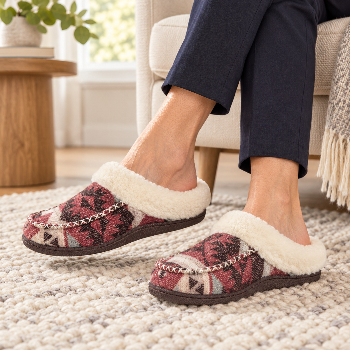 Auriella Faux Fur Mule Slipper