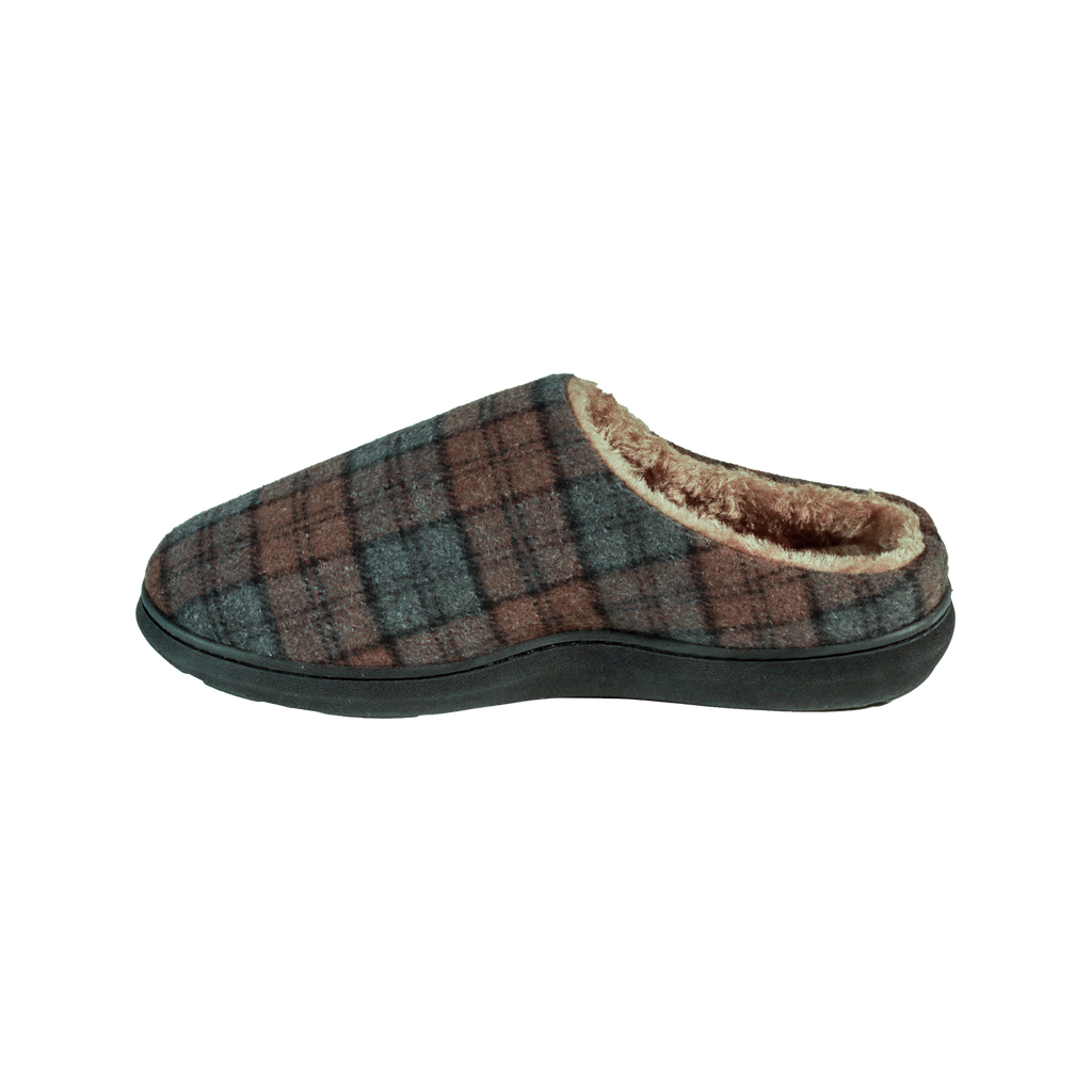 Bamburgh Checked Mule Slipper