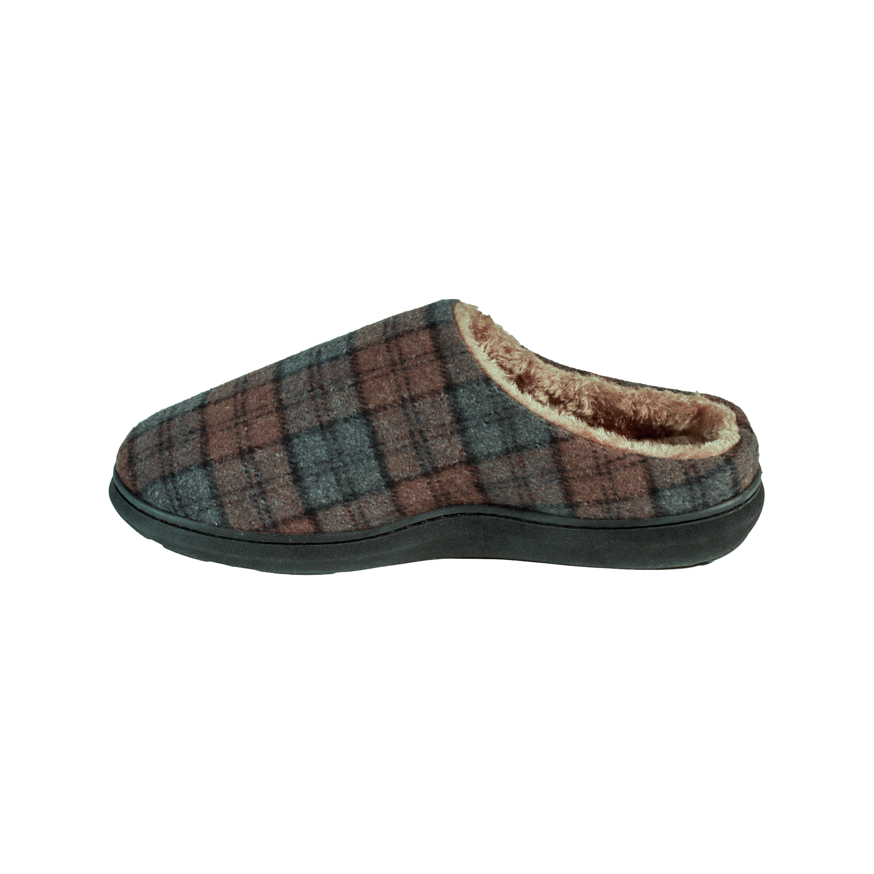 Bamburgh Checked Mule Slipper