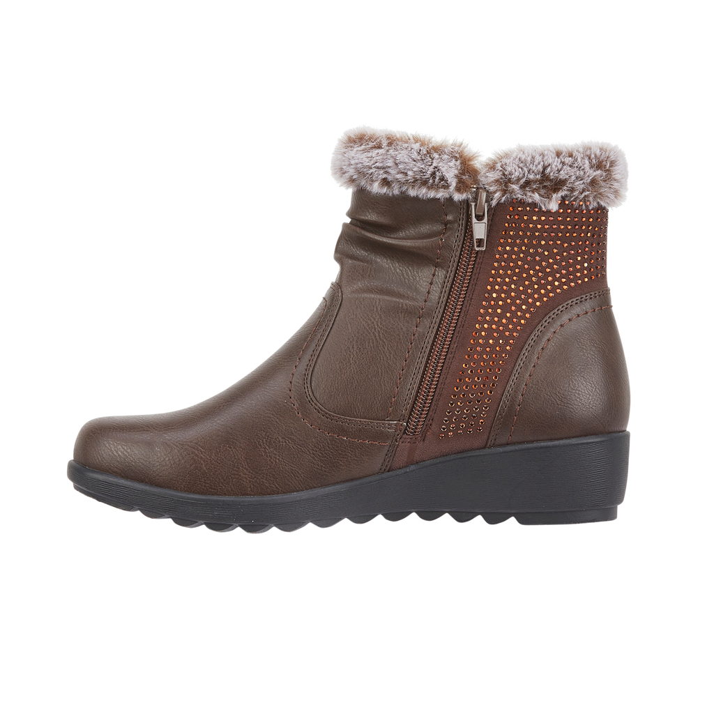 Basil Wedge Ankle Boots