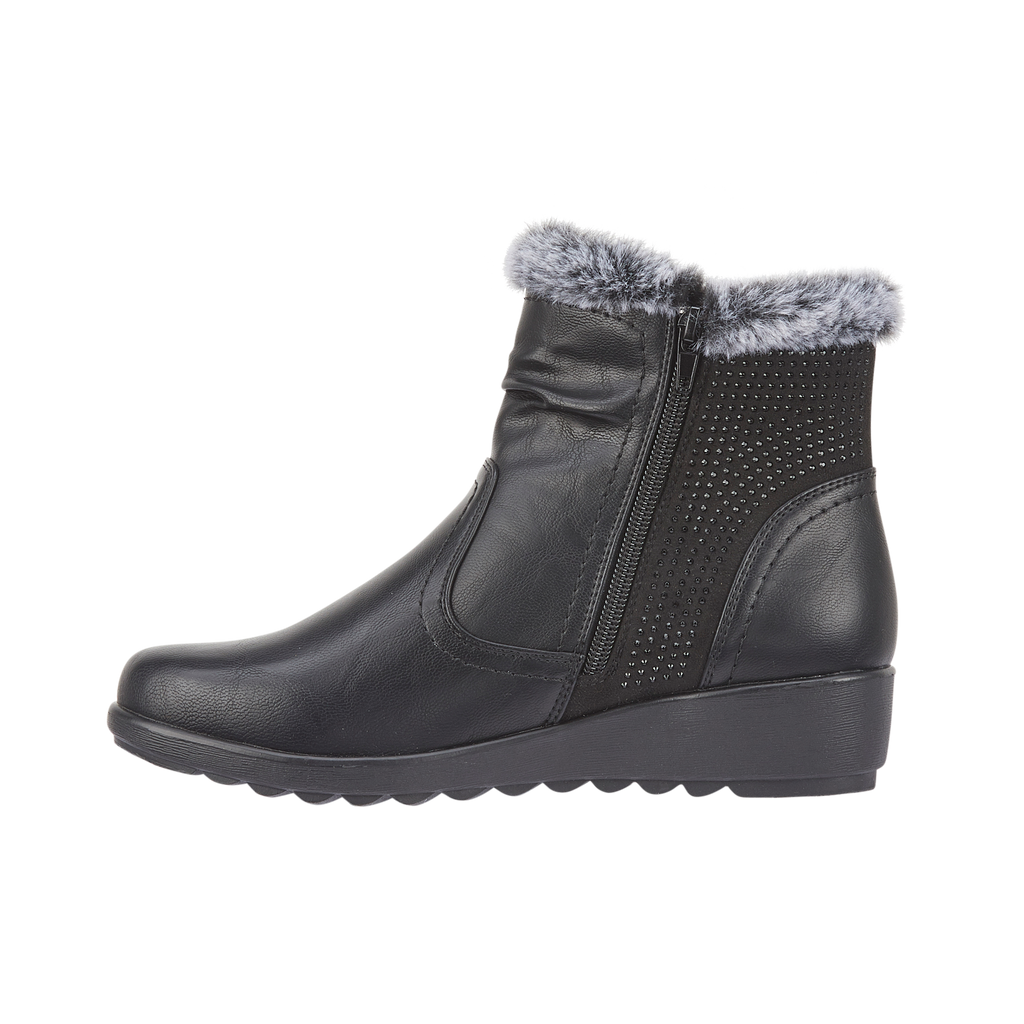 Basil Wedge Ankle Boots