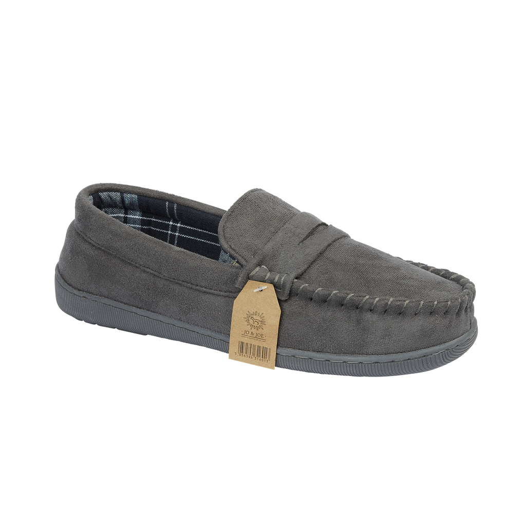 Benson Faux Suede Moccasin Slippers