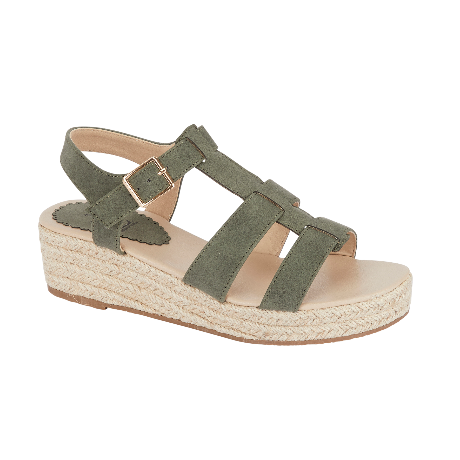 Bonnie Wedge Hessian Sandals