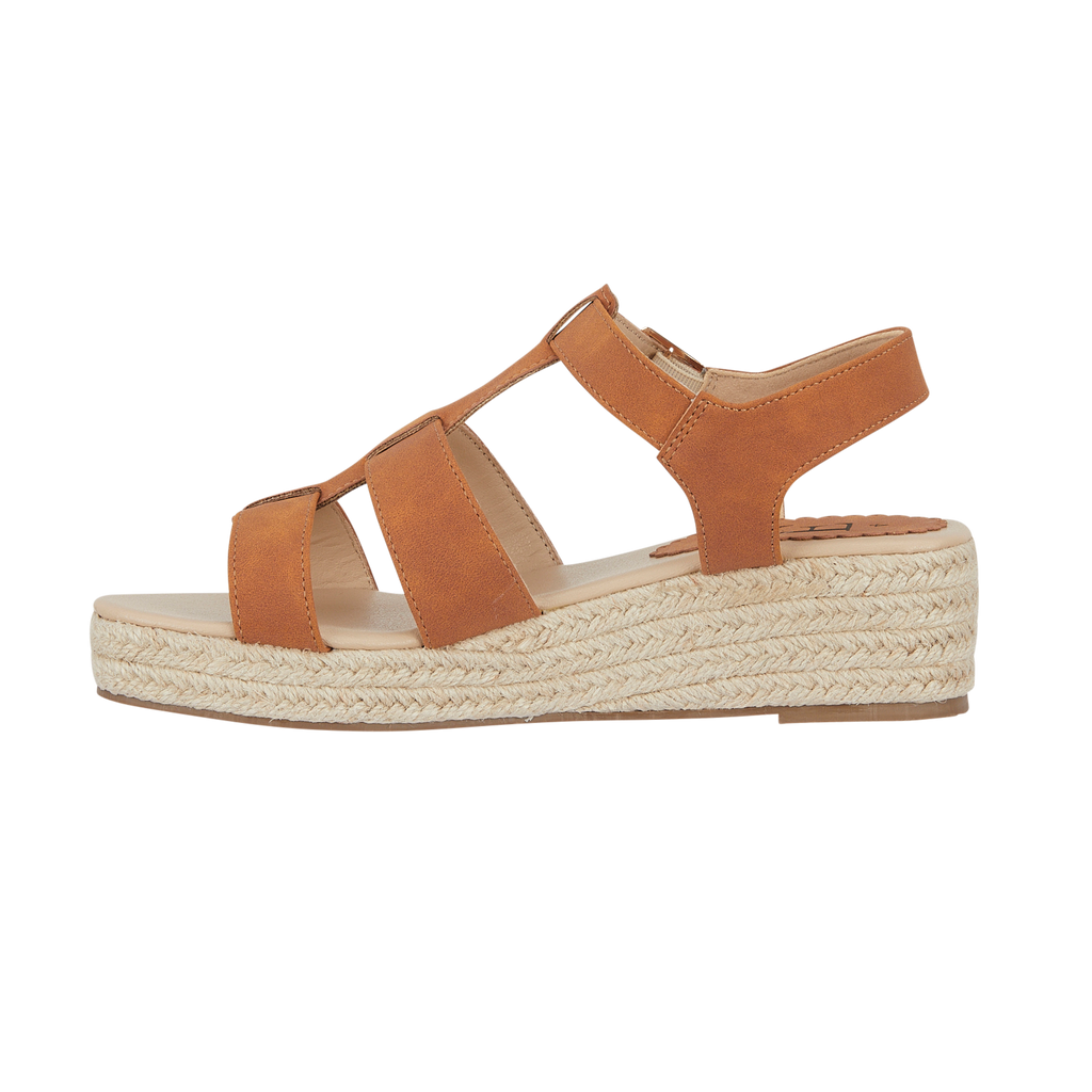 Bonnie Wedge Hessian Sandals