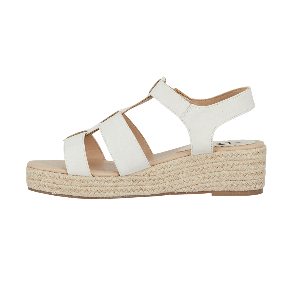 Bonnie Wedge Hessian Sandals