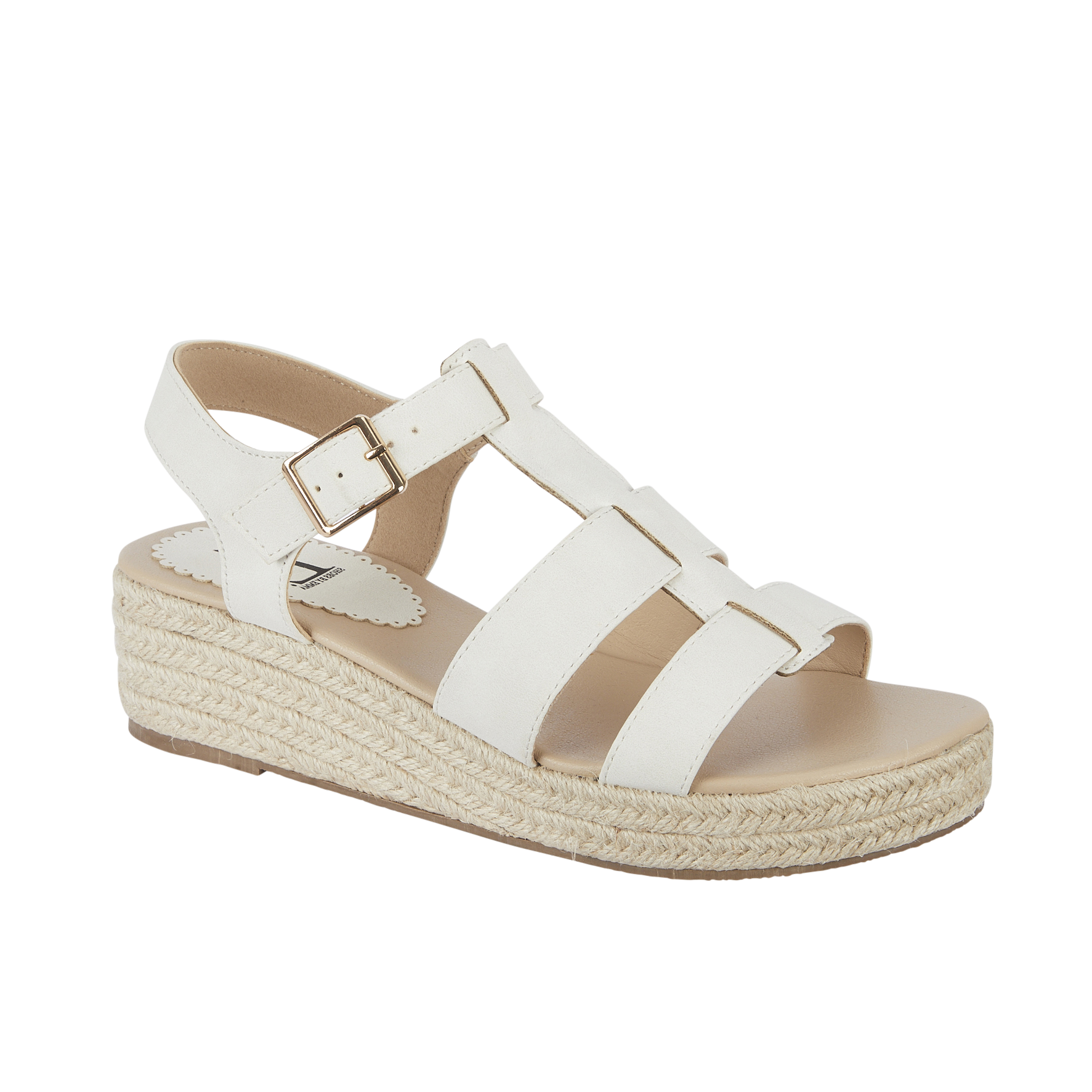 Bonnie Wedge Hessian Sandals