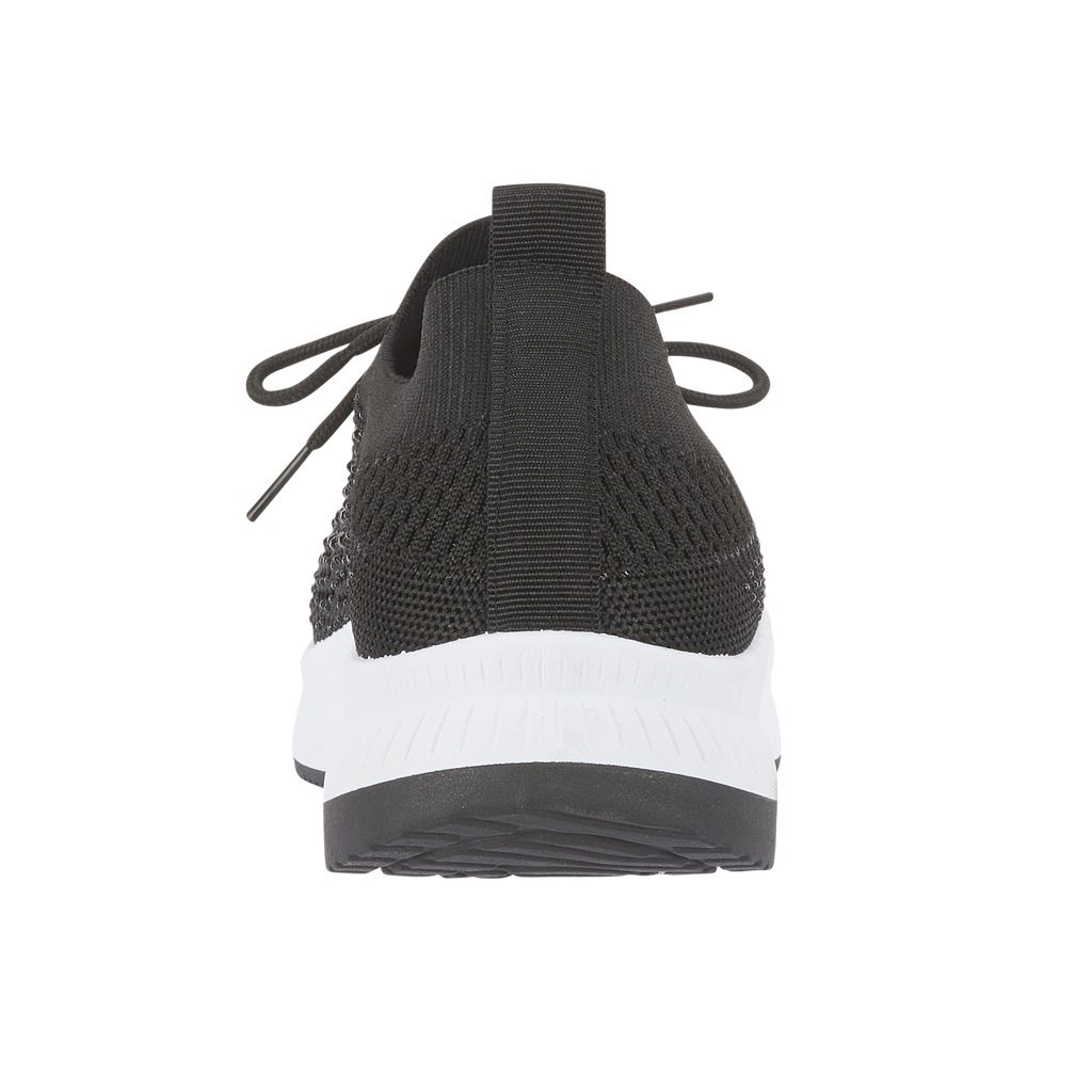 Heel Black lace up trainer heel with white sole Calypso Urban Jacks