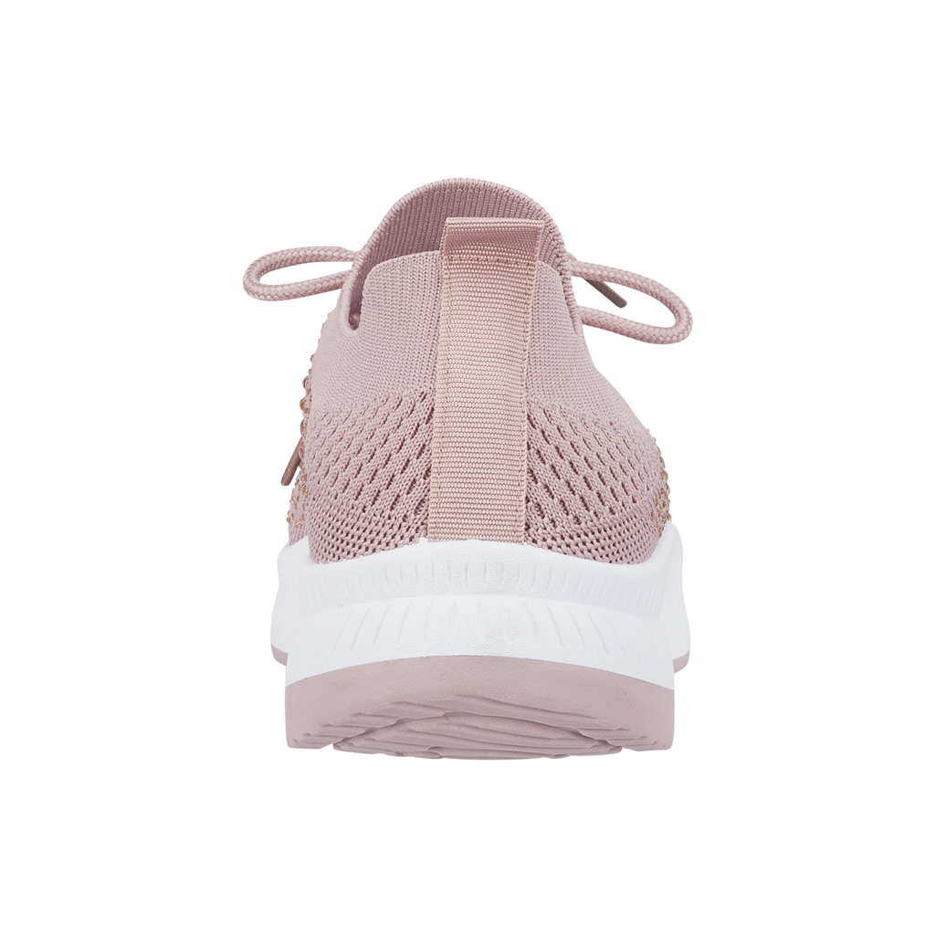 Heel Pink lace up trainer heel with white sole Calypso Urban Jacks