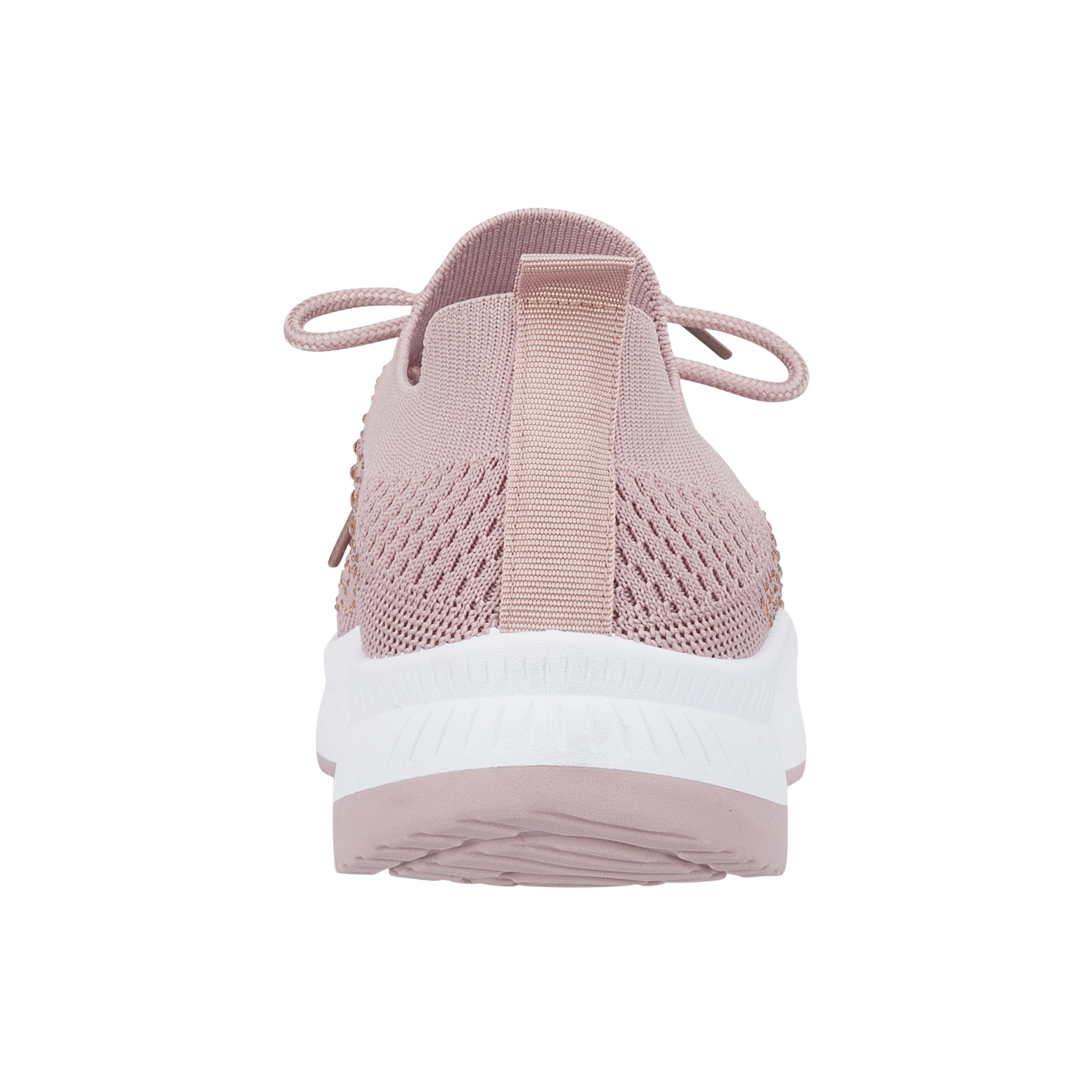 Heel Pink lace up trainer heel with white sole Calypso Urban Jacks