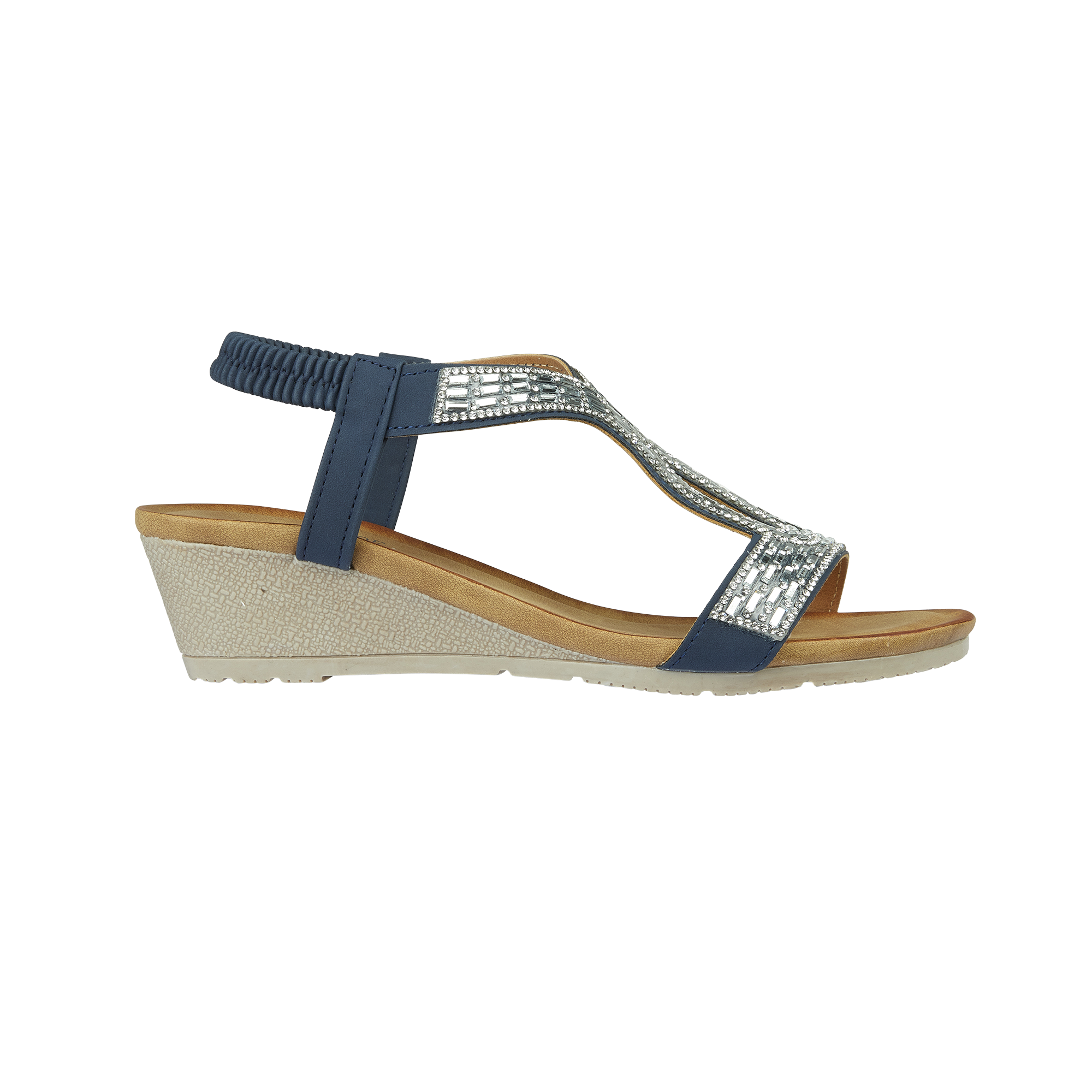 Cape Verde Jewelled Wedge Sandals