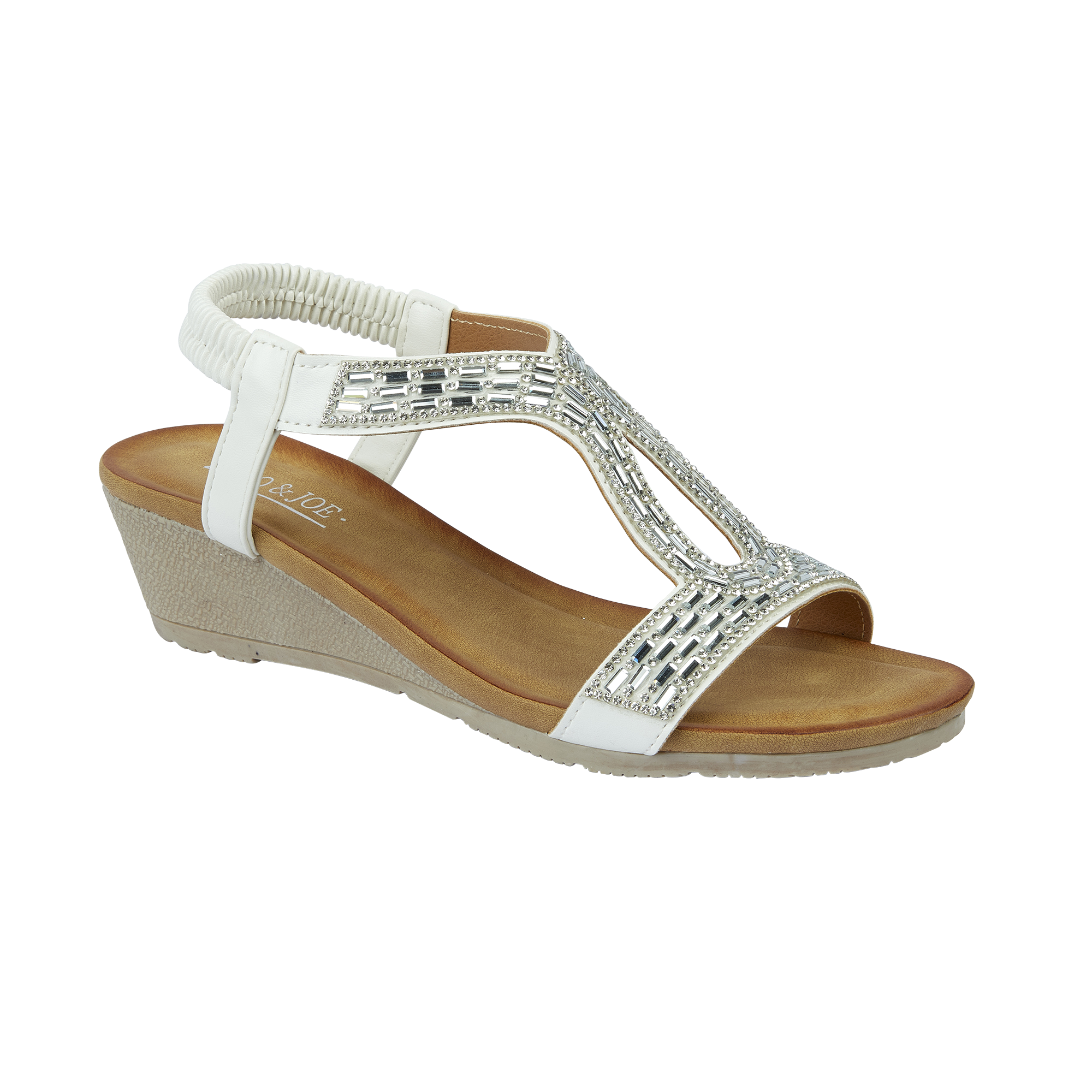 Cape Verde Jewelled Wedge Sandals