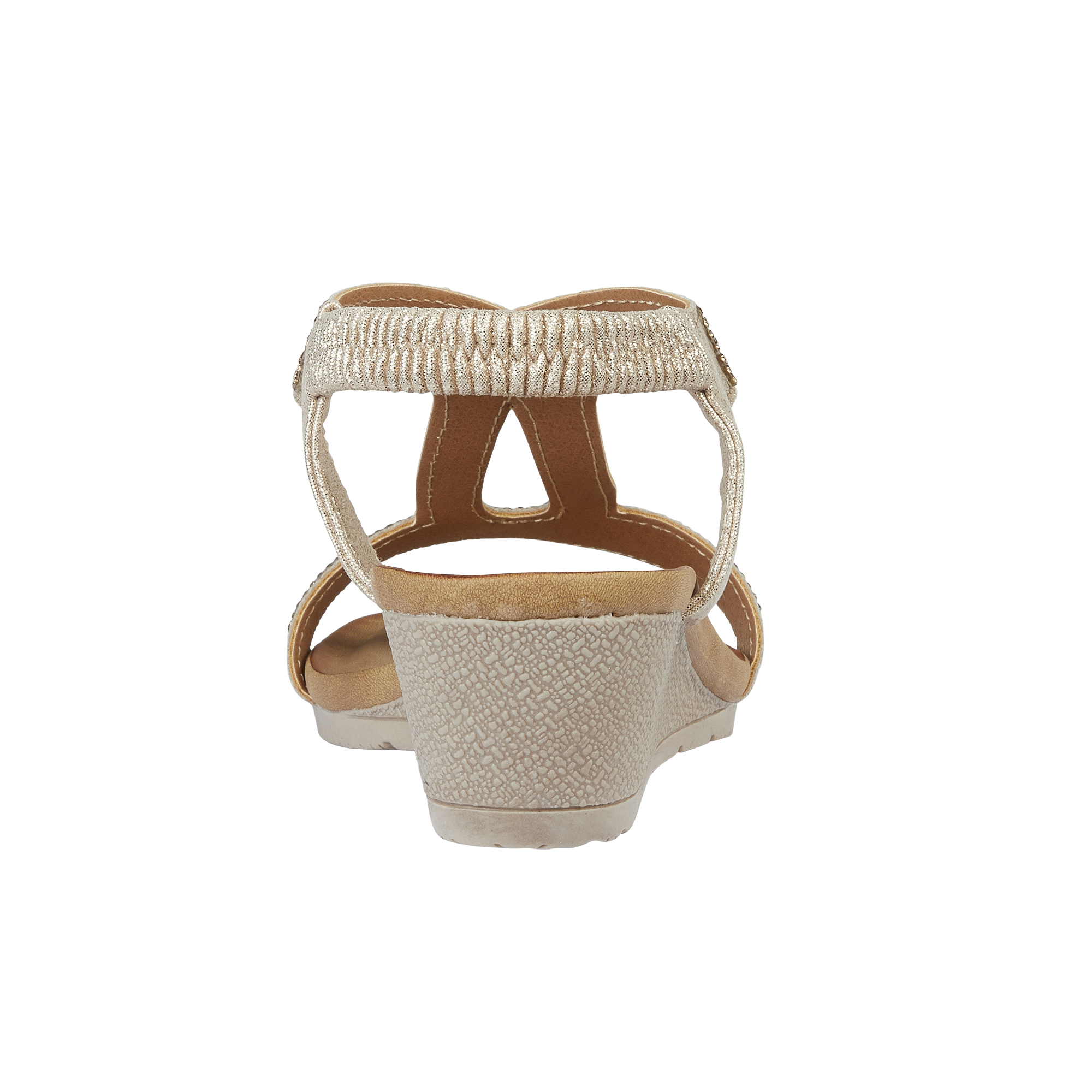 Cape Verde Jewelled Wedge Sandals