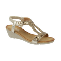 Cape Verde Jewelled Wedge Sandals