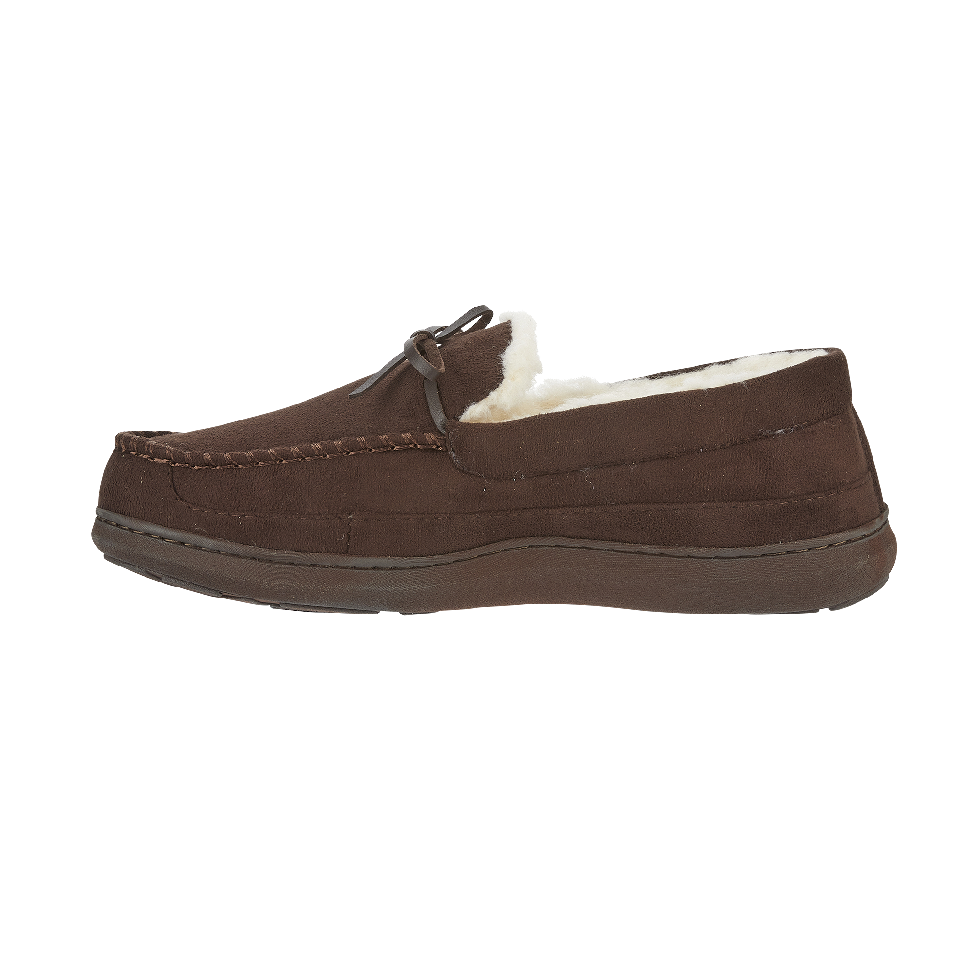 Cranford Fur Lined Moccasin Slippers