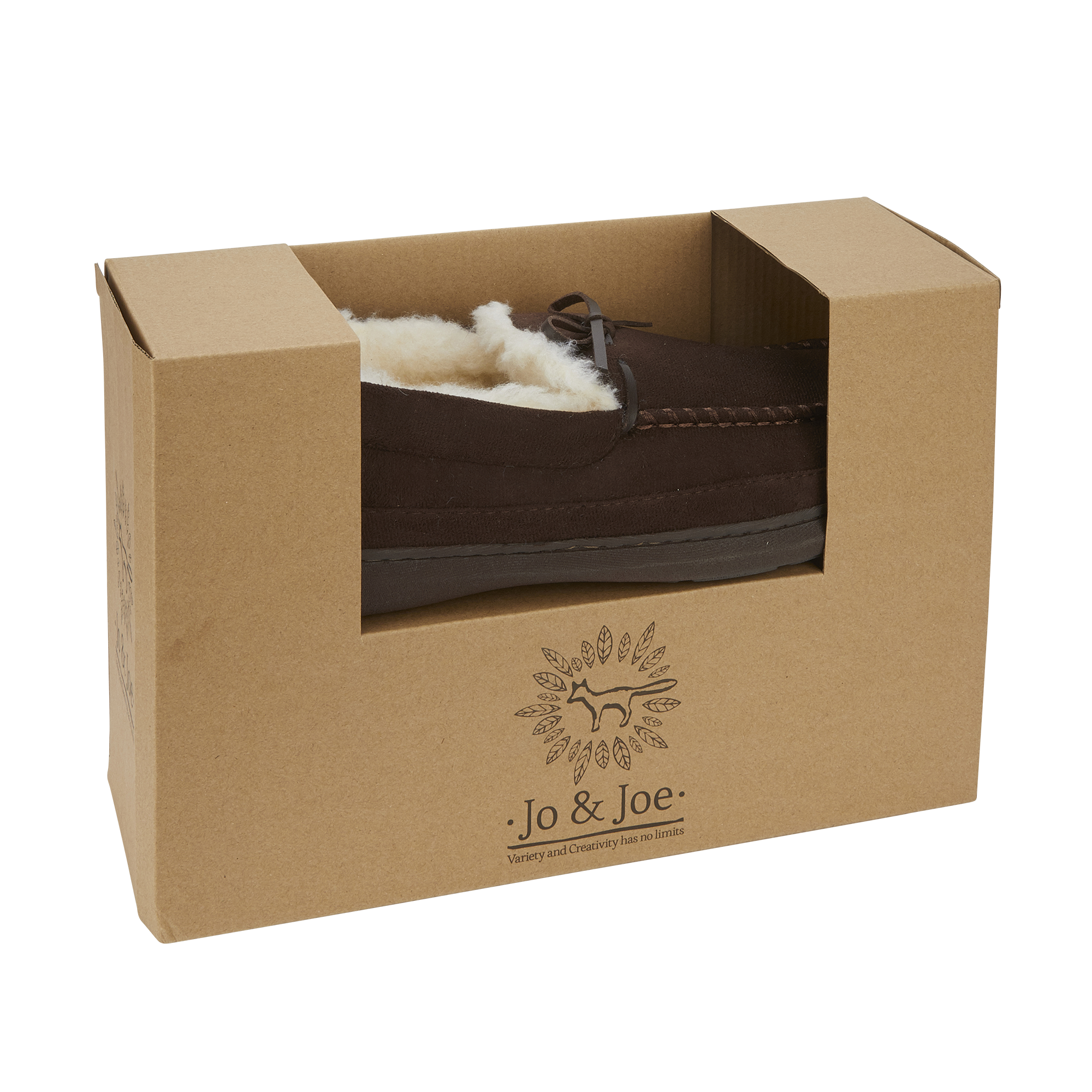 Cranford Fur Lined Moccasin Slippers