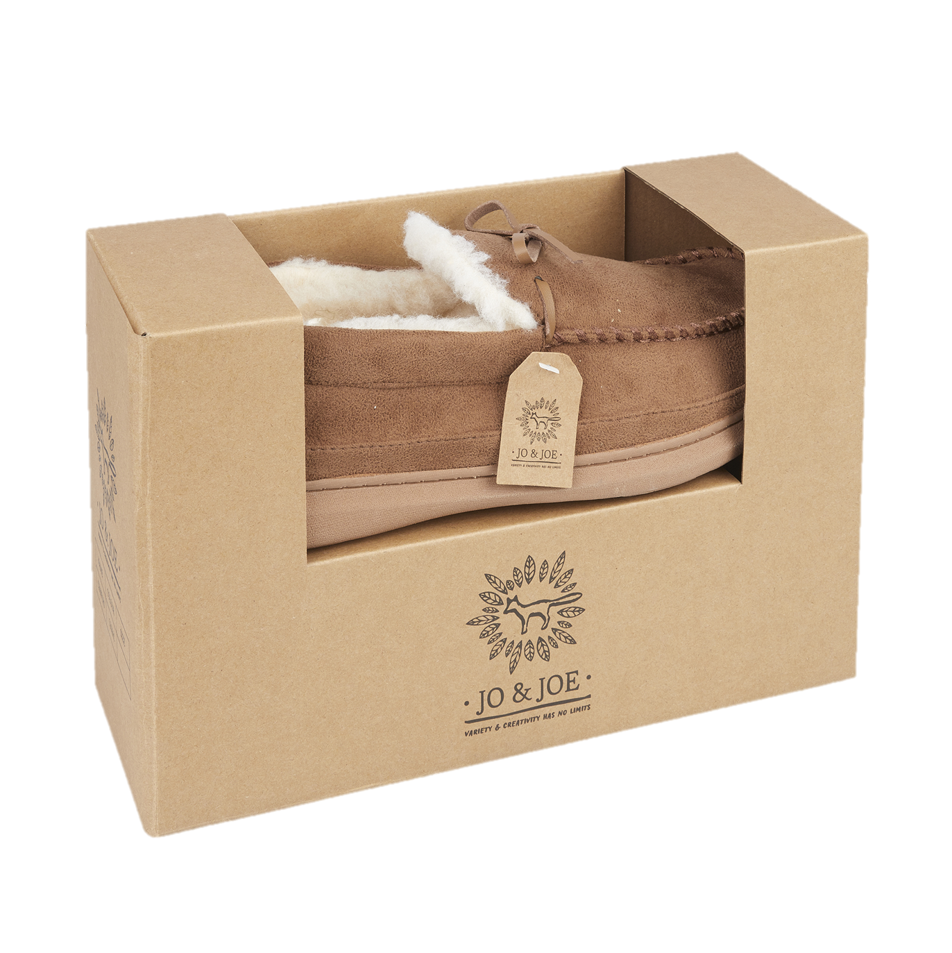 Cranford Fur Lined Moccasin Slippers