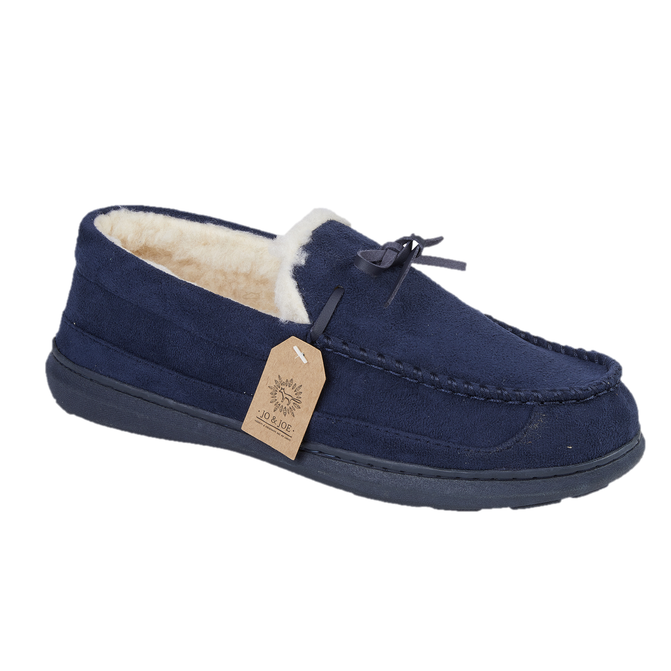 Cranford Fur Lined Moccasin Slippers