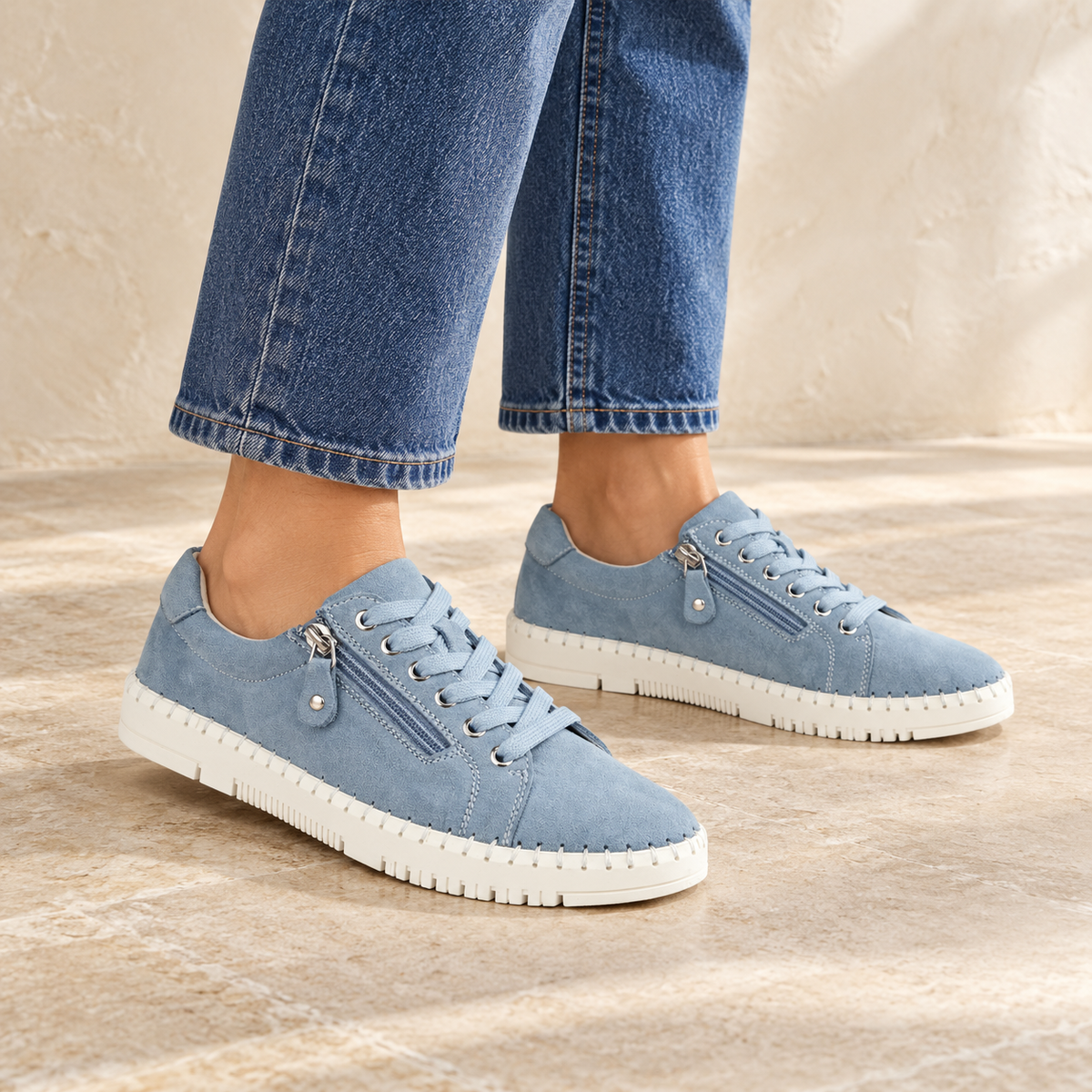 Cadiz Suede Casual Lace Shoes