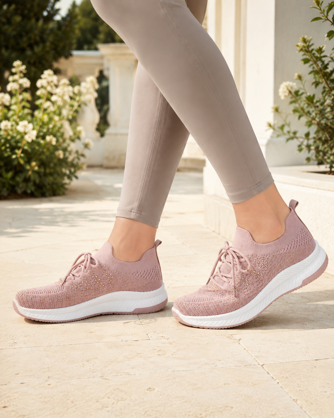 Calypso Lightweight Lace Up Trainers