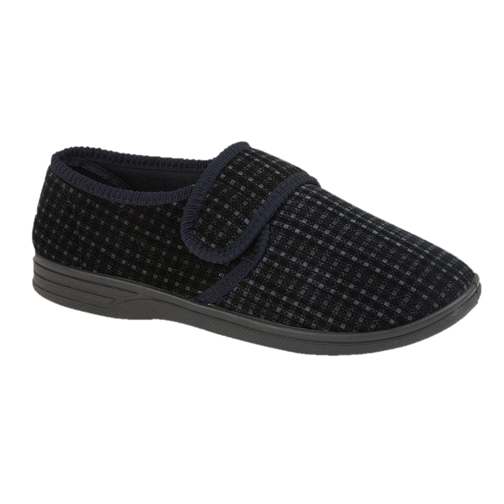 David Cord Touch Fastening Slippers