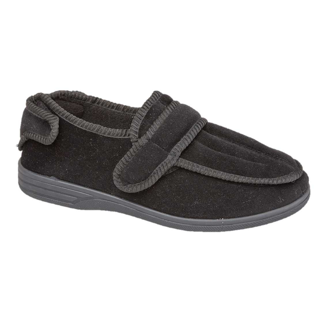 Declan Velour Touch Fastening Multiway Slippers
