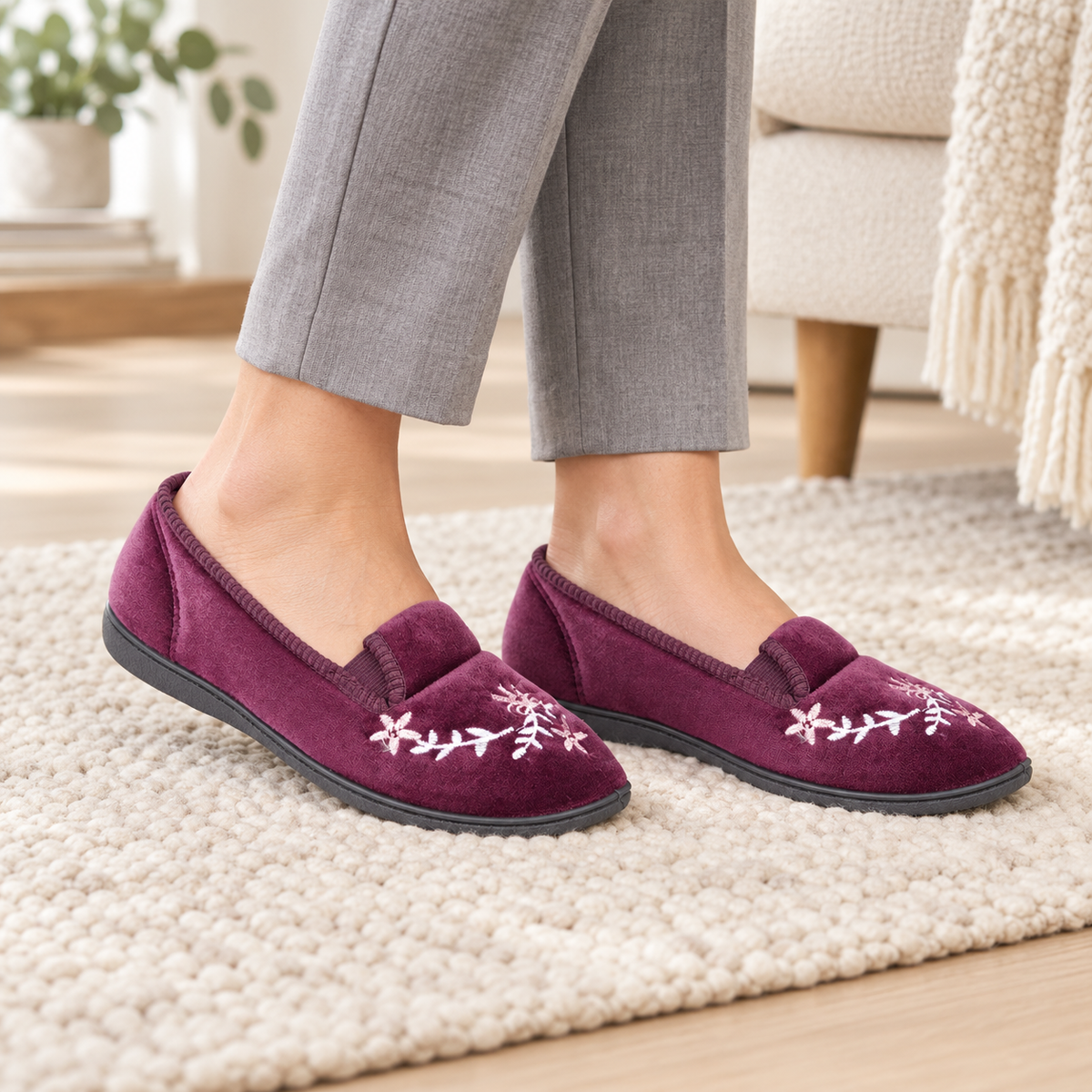 Dorothy Twin Gusset Slippers