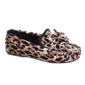Eliza Leopard Moccasin Slippers