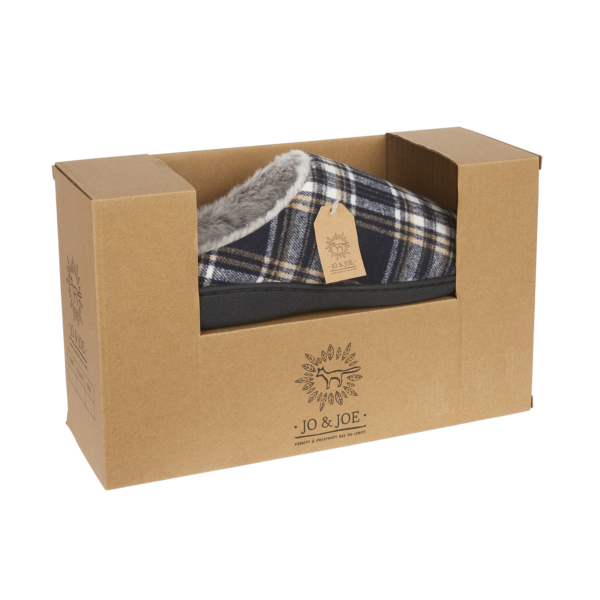 Falkirk Checked Mule Slippers