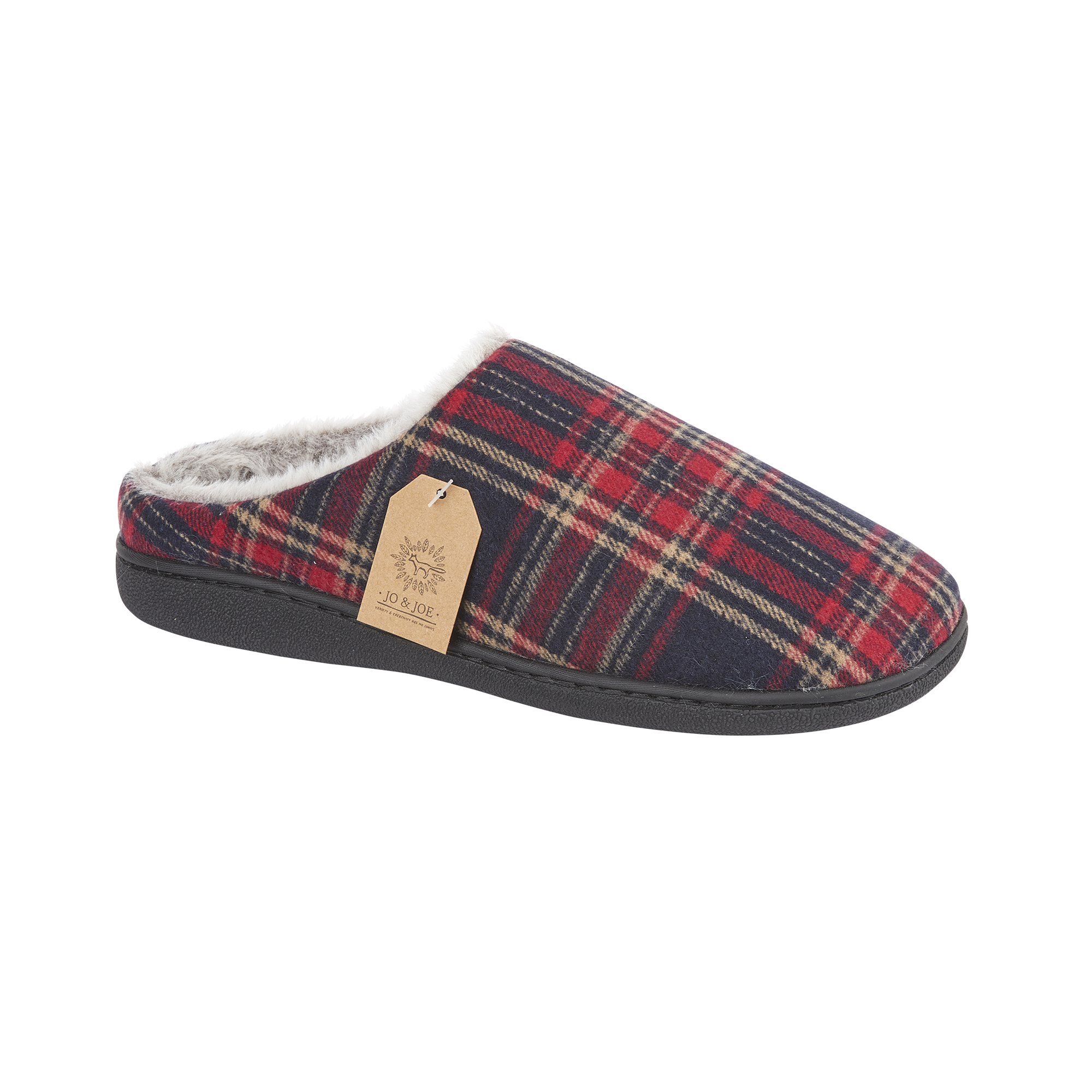 Falkirk Checked Mule Slippers