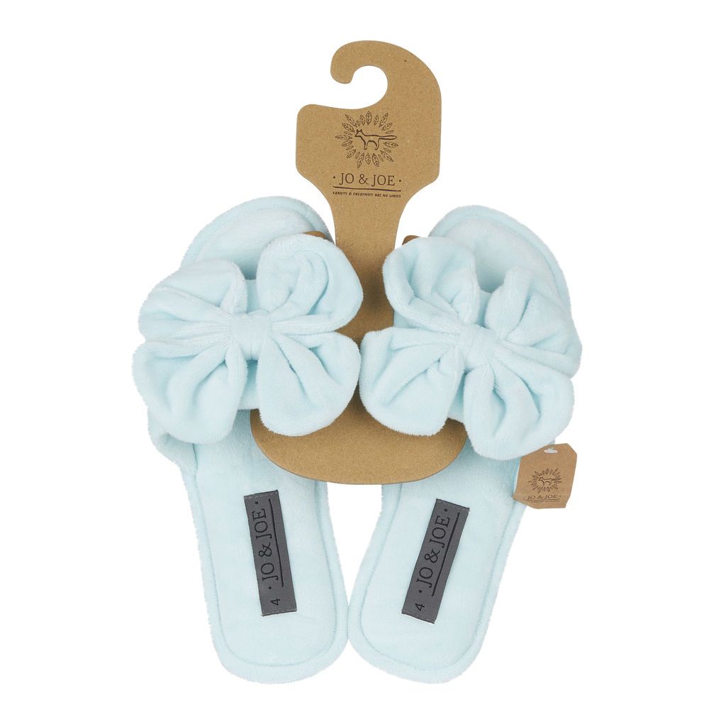 Fanfare Oversized Bow Open Toe Sliders