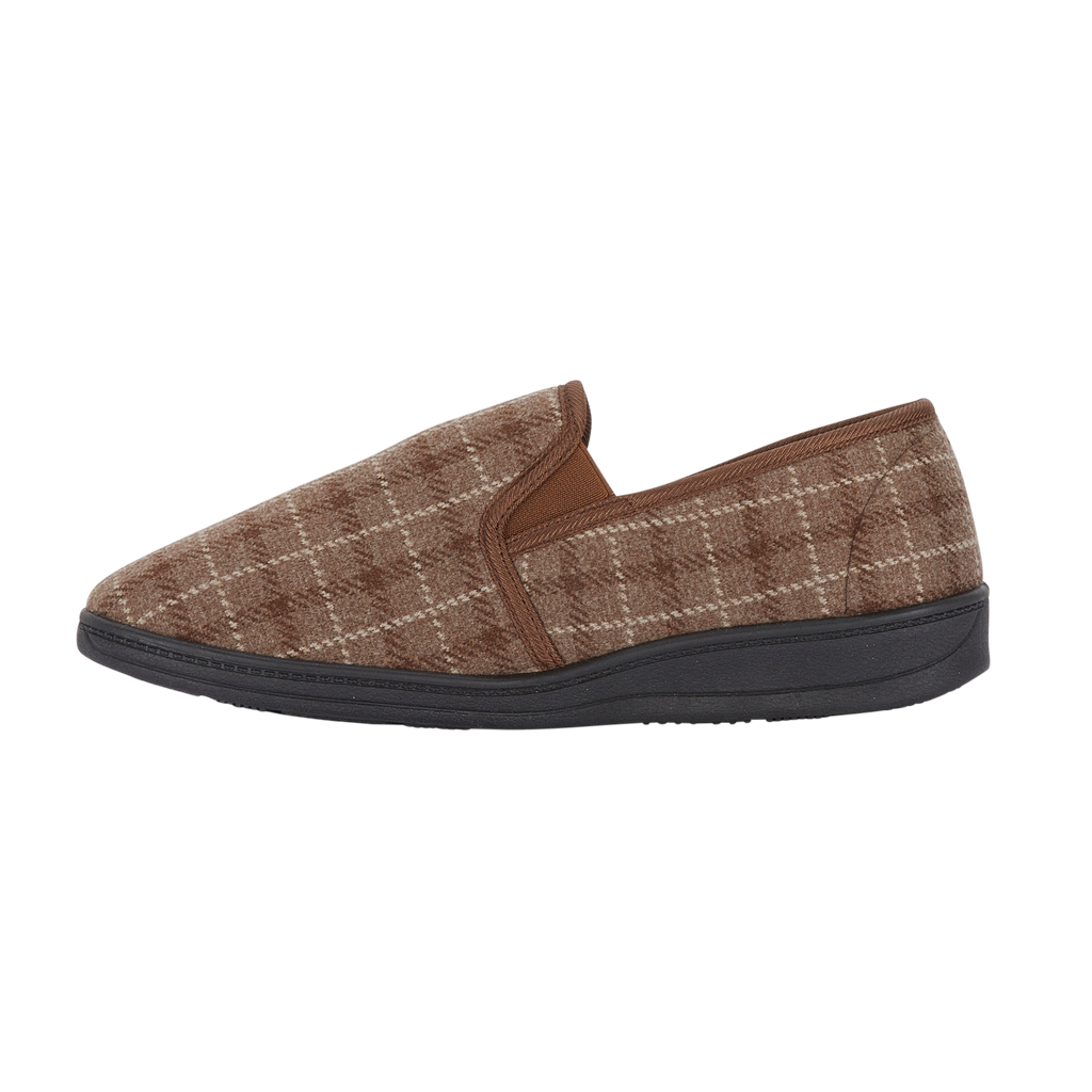 Gordon Checked Slippers