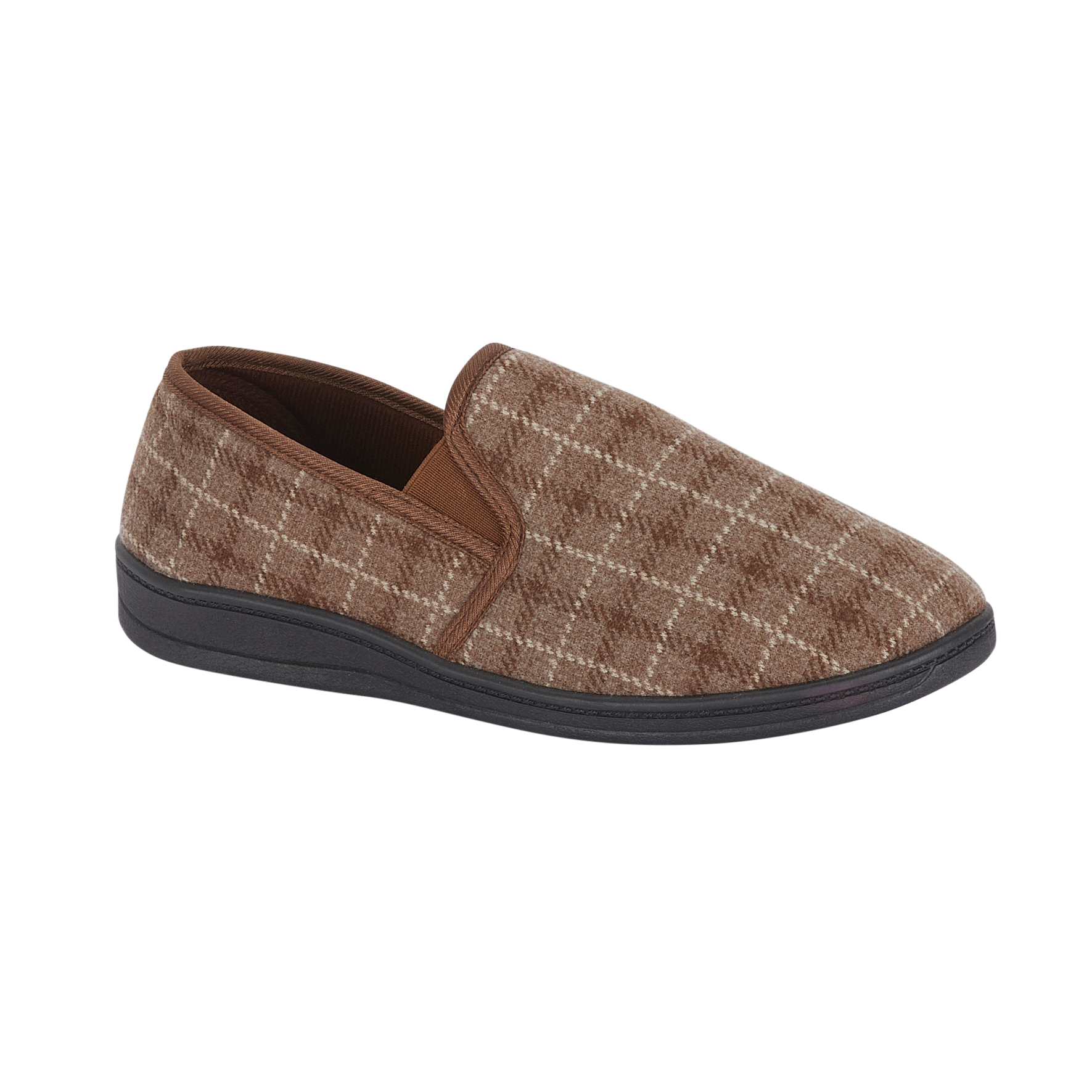 Gordon Checked Slippers