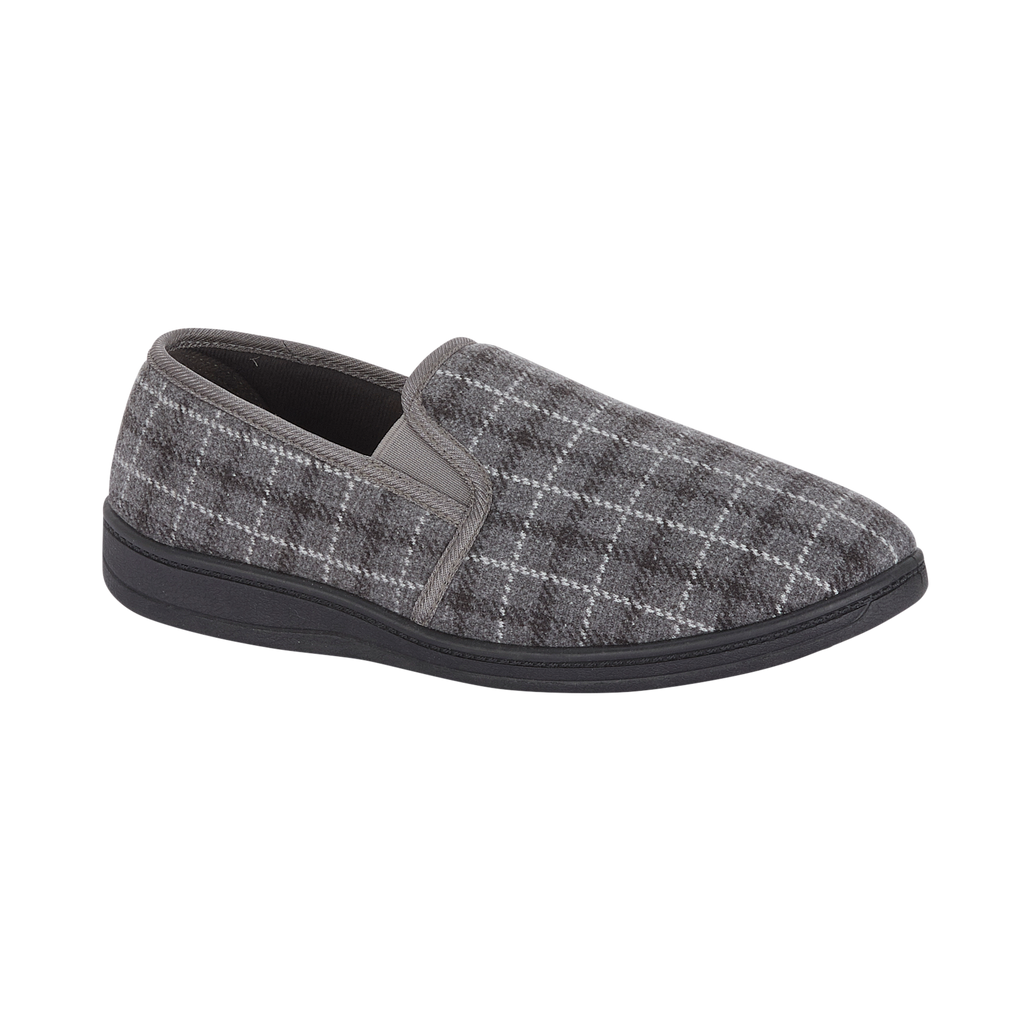 Gordon Checked Slippers