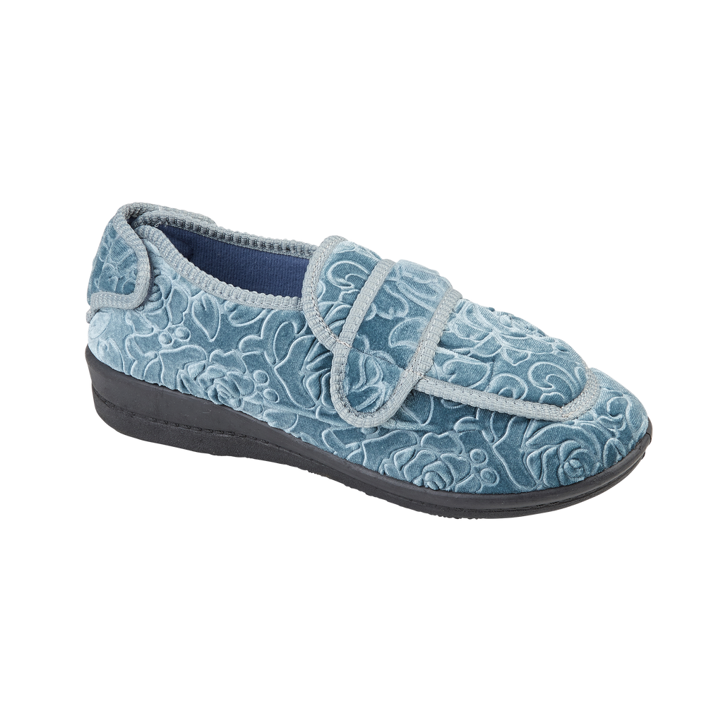 Grace Velour Slippers