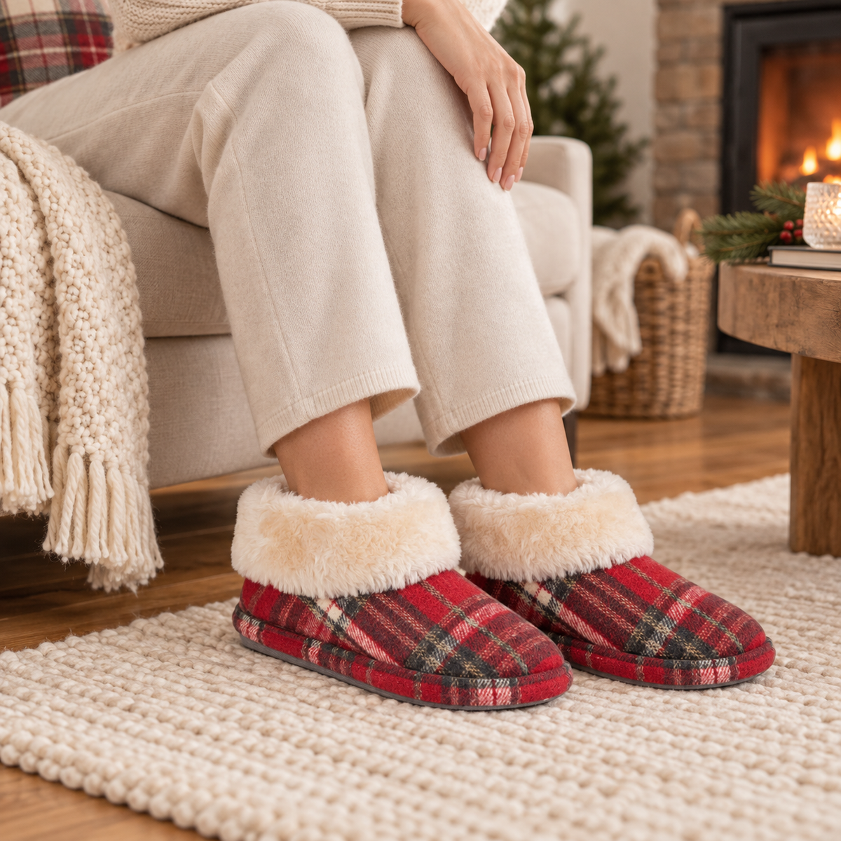 Glenroyal Tartan Bootee Slippers