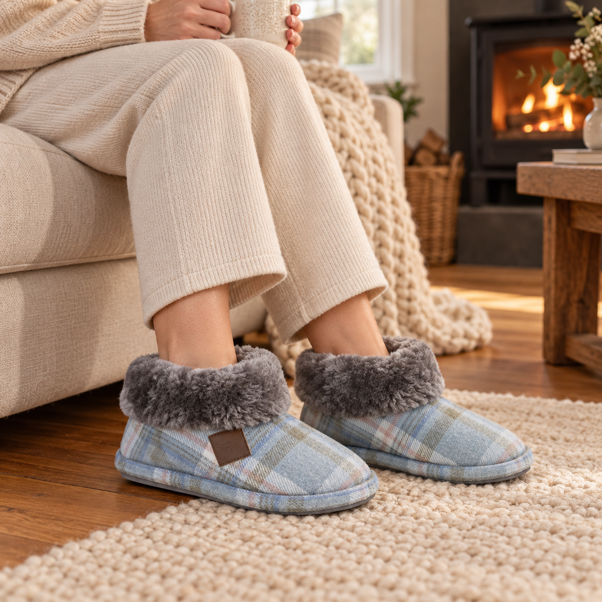 Glenroyal Tartan Bootee Slippers