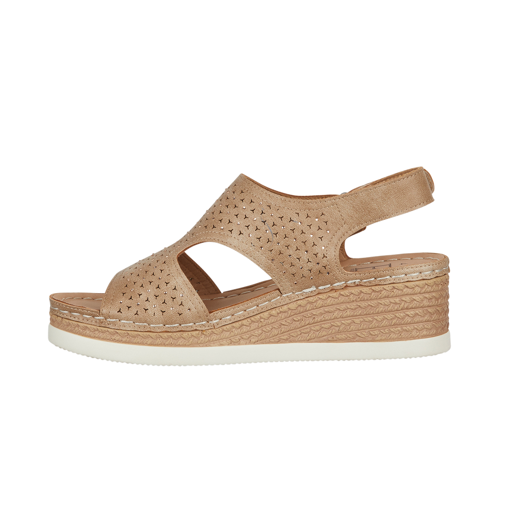 Havana Lightweight Wedge Cut Out Sandal