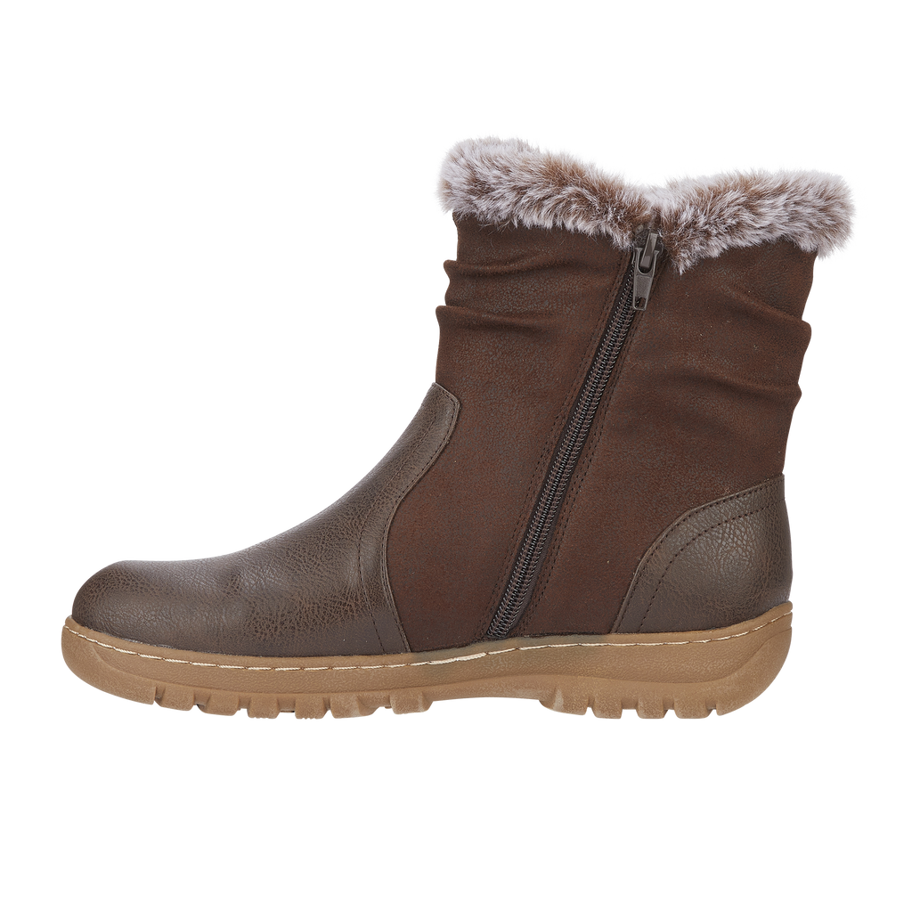 Hazel Cognac Ankle Boots