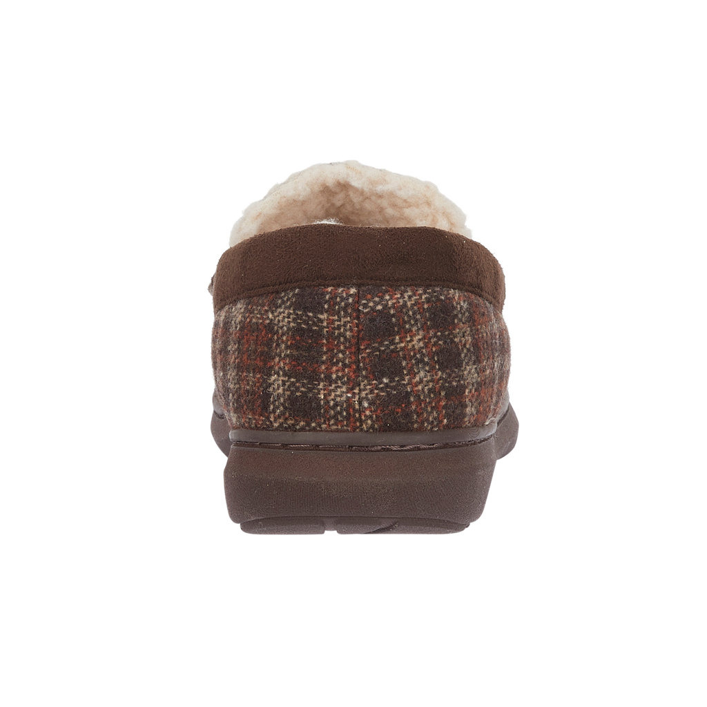 Hebridean Check Moccasin Slippers
