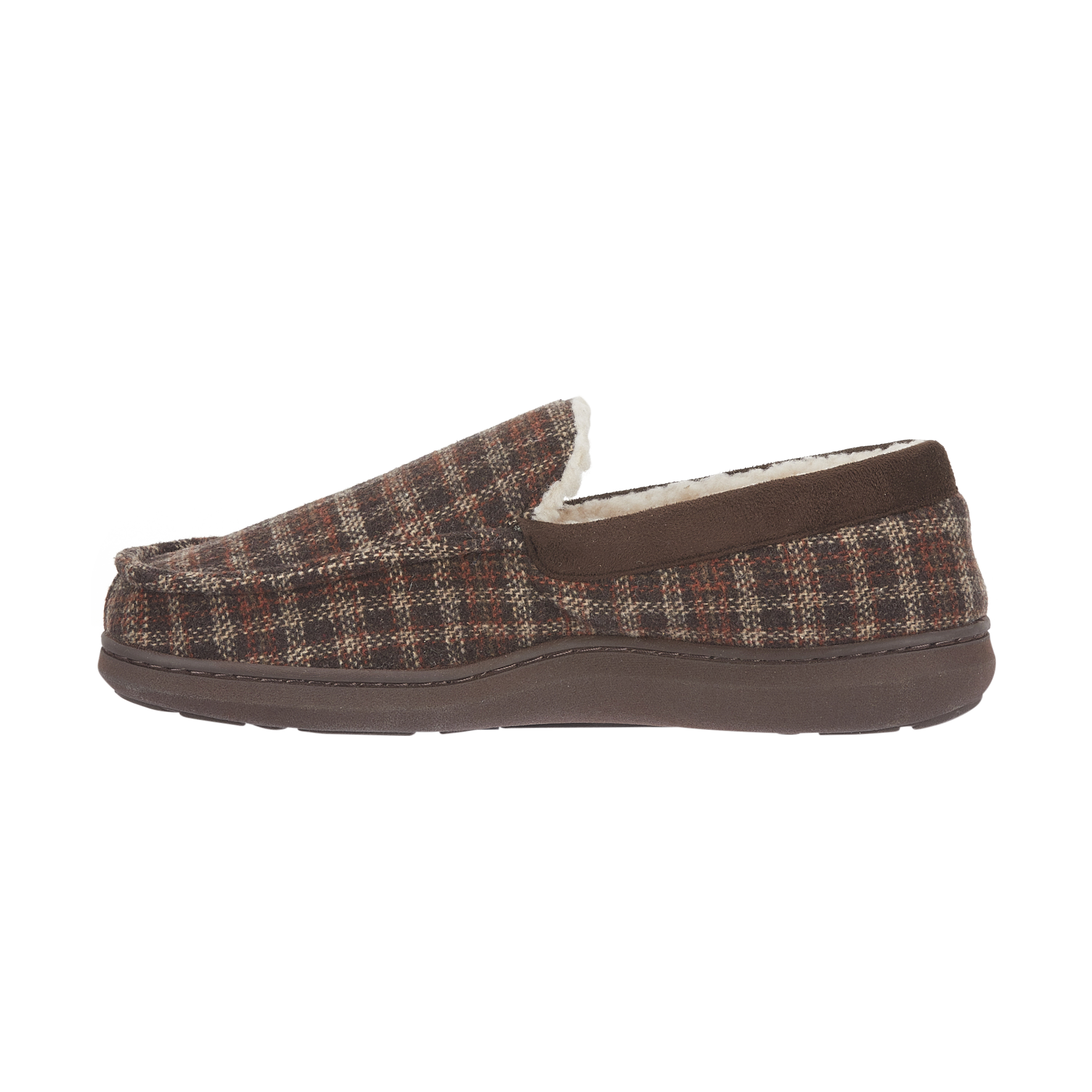 Hebridean Check Moccasin Slippers