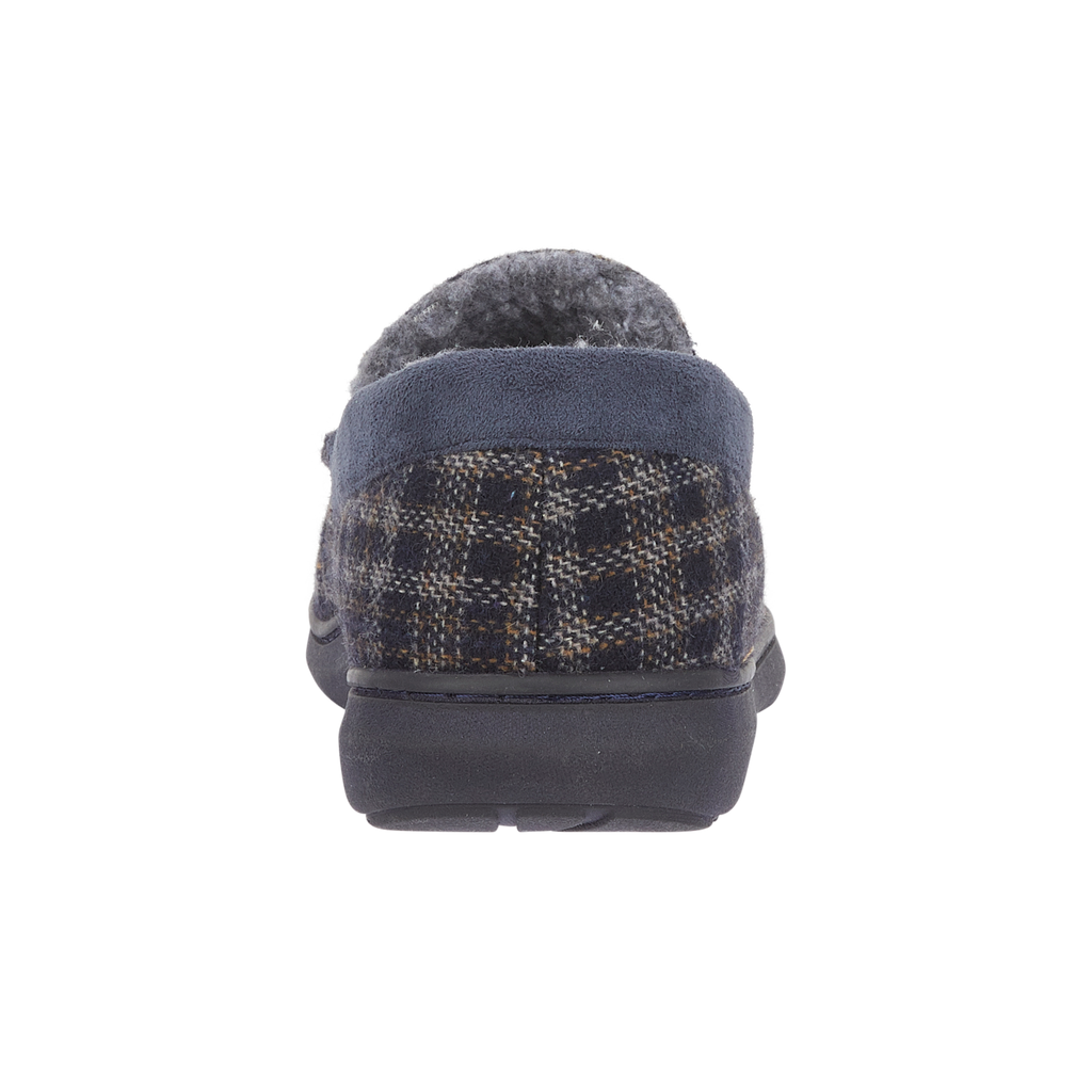 Hebridean Check Moccasin Slippers