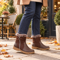 Hazel Cognac Ankle Boots