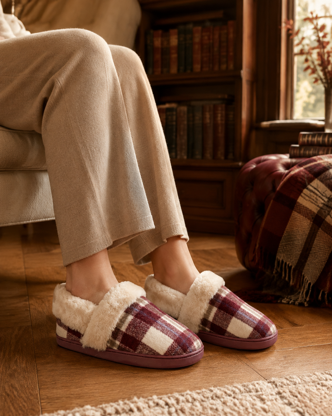 Heritage Tartan Bootee Slippers