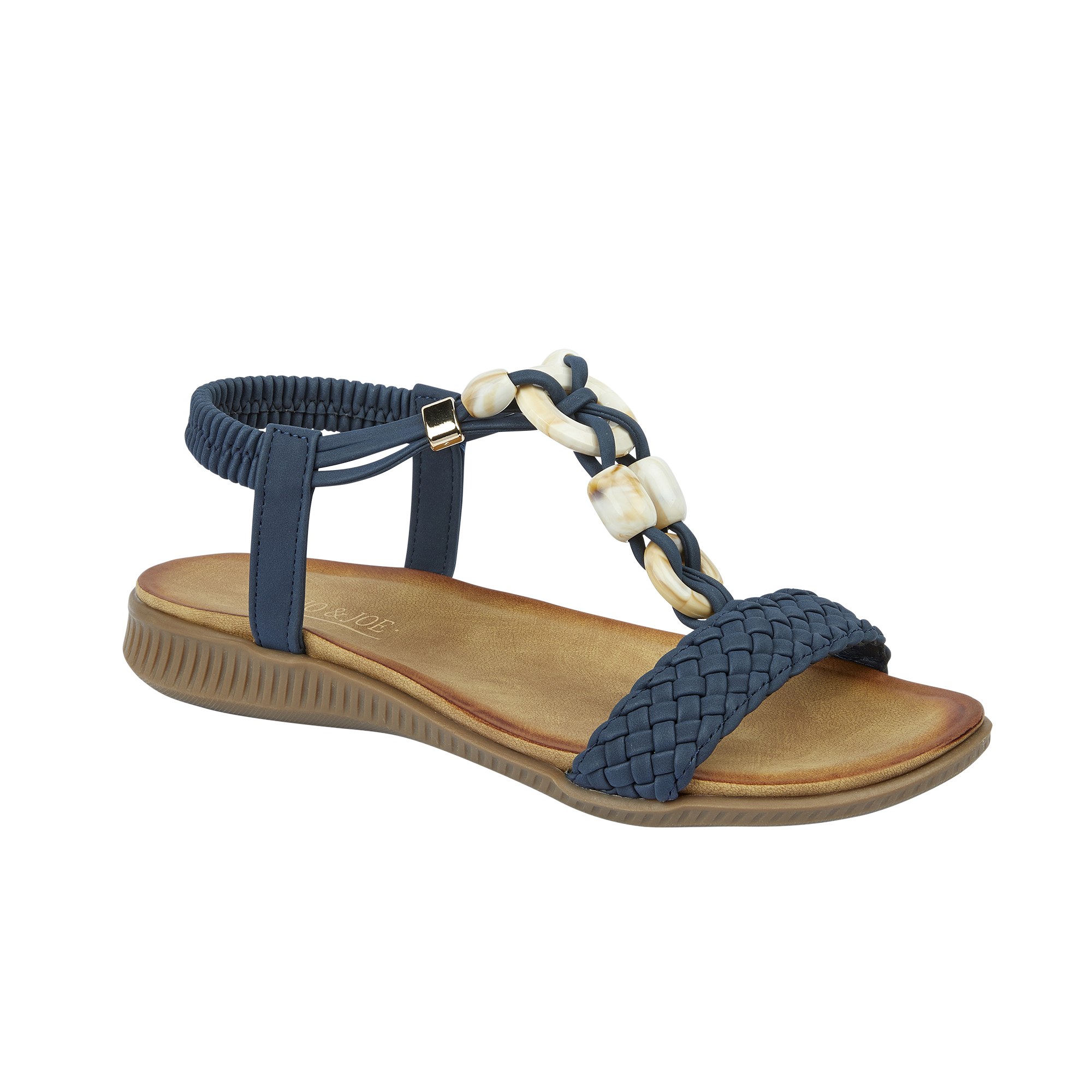 Ibiza Black Flat Sandals