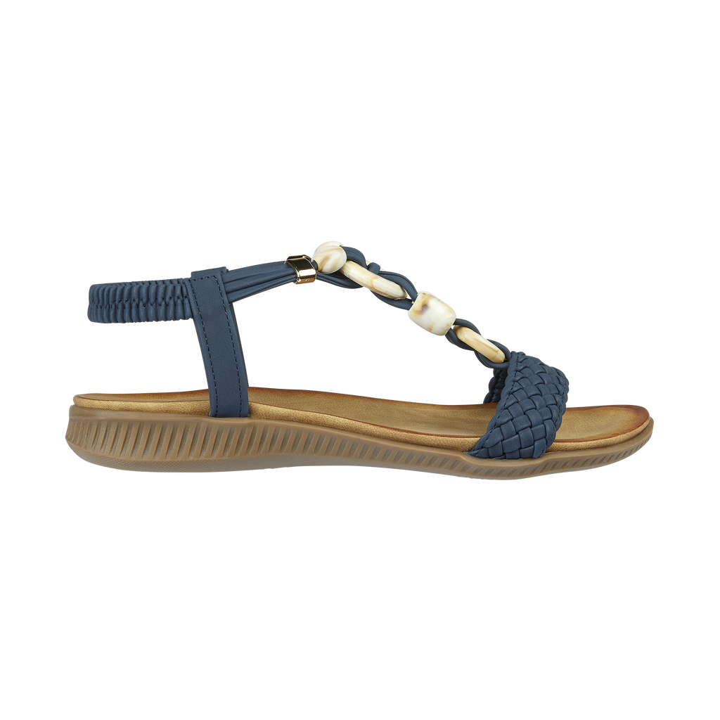 Ibiza Black Flat Sandals