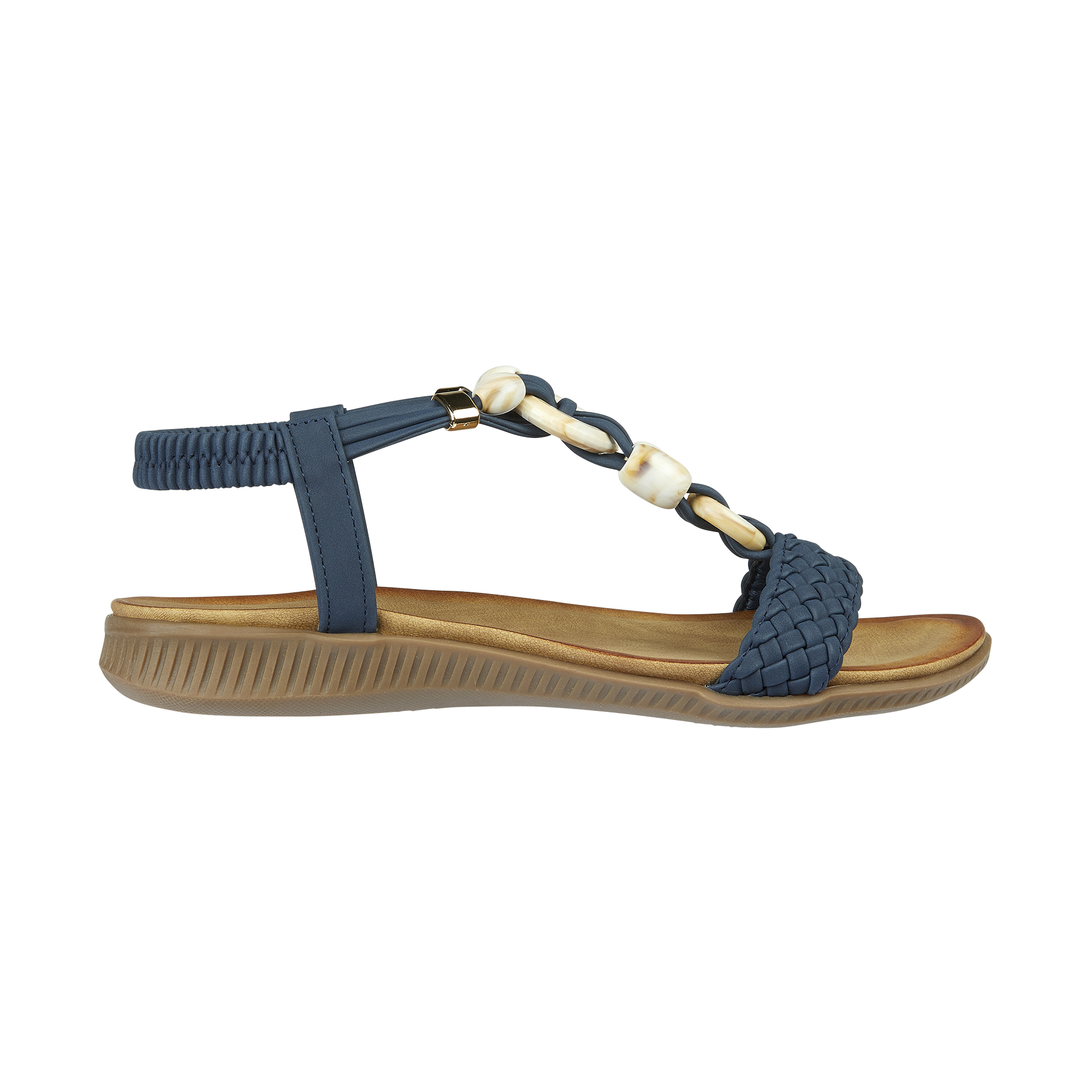 Ibiza Black Flat Sandals