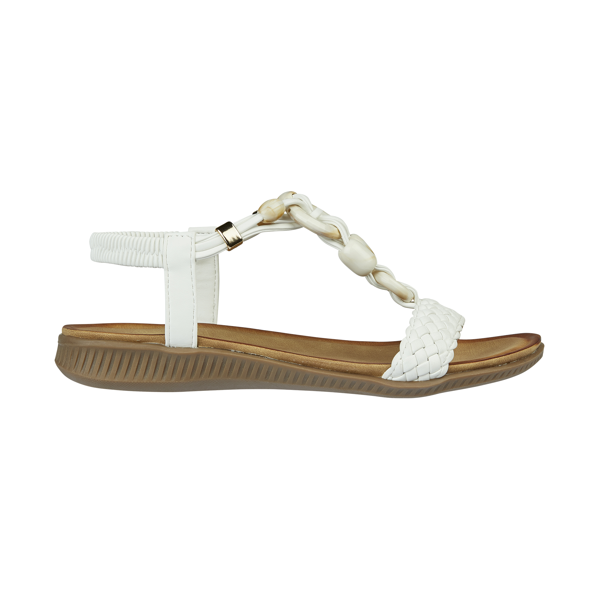 Ibiza Black Flat Sandals