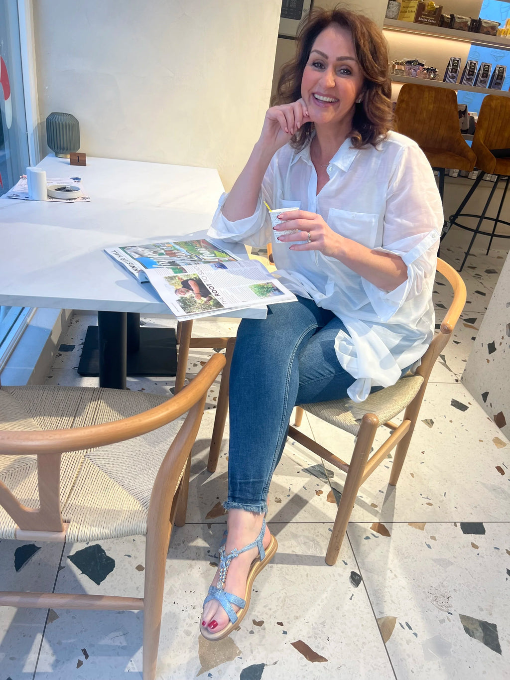 Ophelia Flat Elasticated Sandal