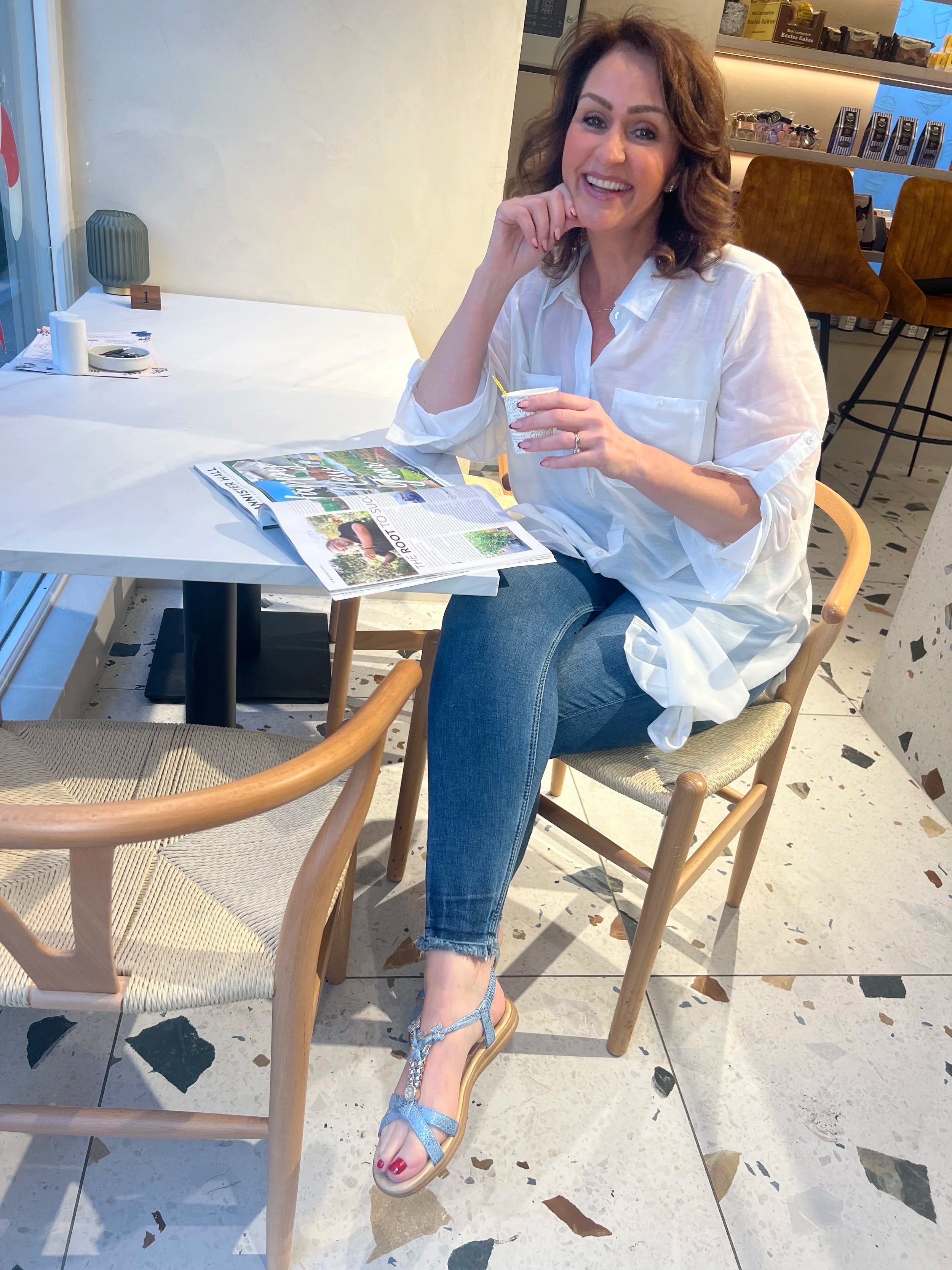 Ophelia Flat Elasticated Sandal