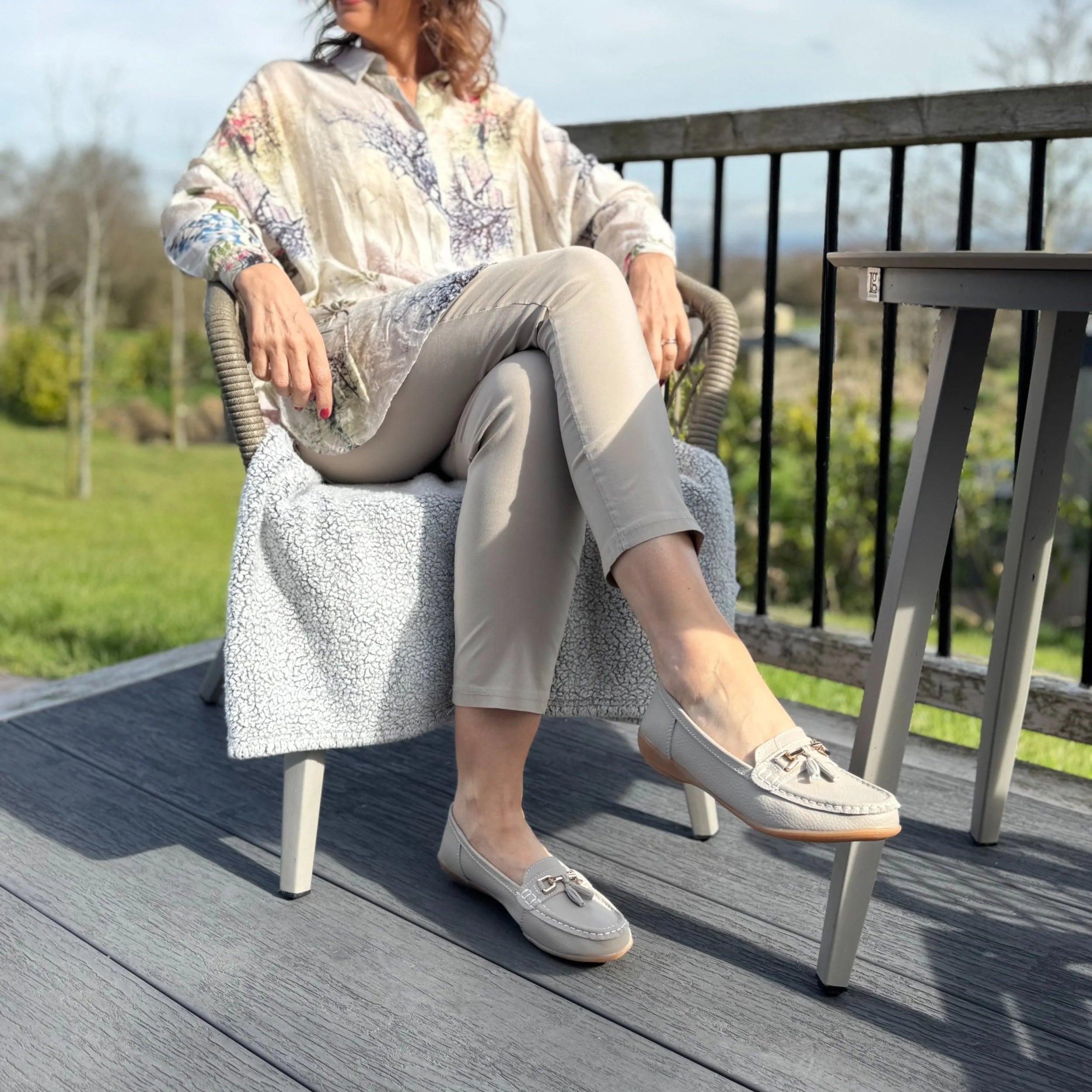 Nautical Leather Tassel Loafers